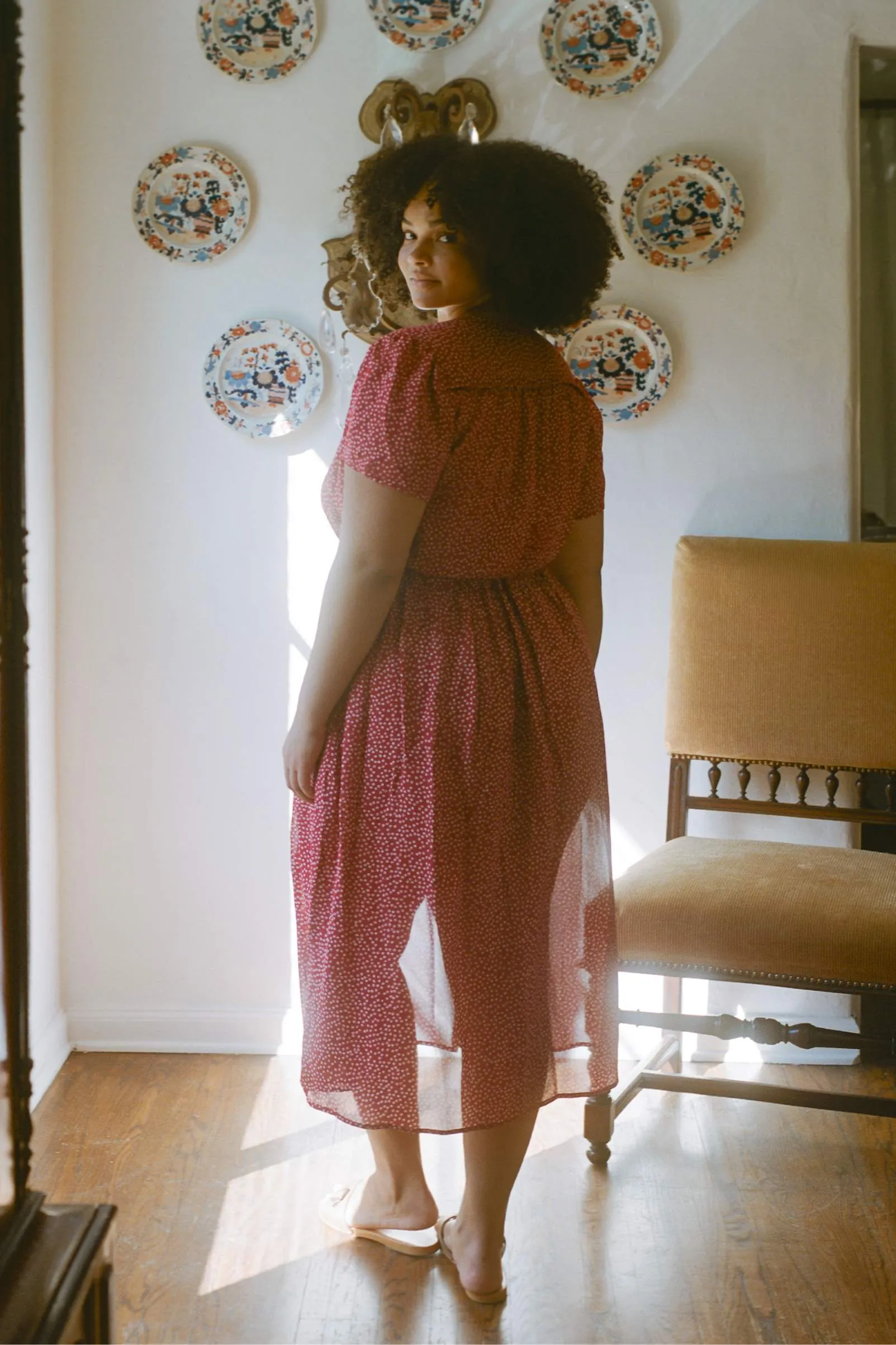 The Simple Dawn Dress Extended | Mulberry Ditsy sold by Christy Dawn product image thumbnail 4