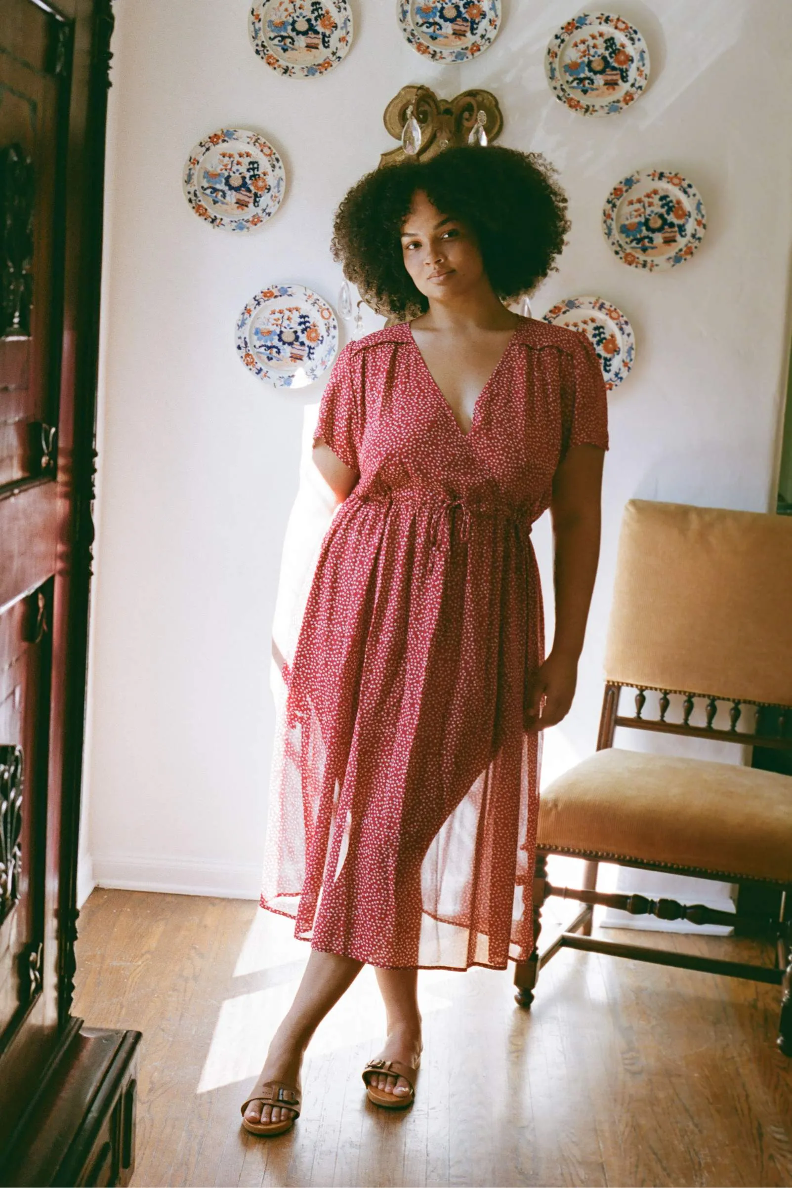 The Simple Dawn Dress Extended | Mulberry Ditsy sold by Christy Dawn product image thumbnail 2