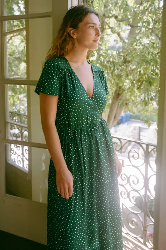The Simple Dawn Dress | Fern Dot sold by Christy Dawn