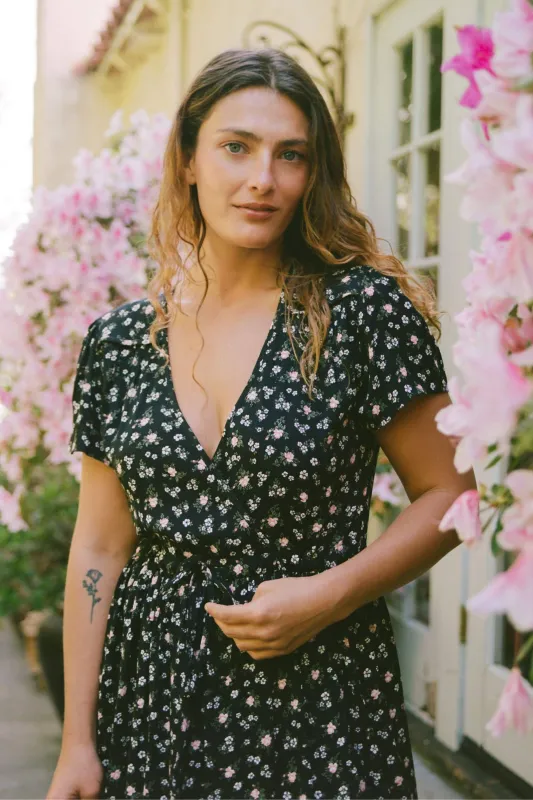 The Simple Dawn Dress | Night Rosette sold by Christy Dawn