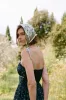 The Antara Dress Petites | Blueberry Dot sold by Christy Dawn