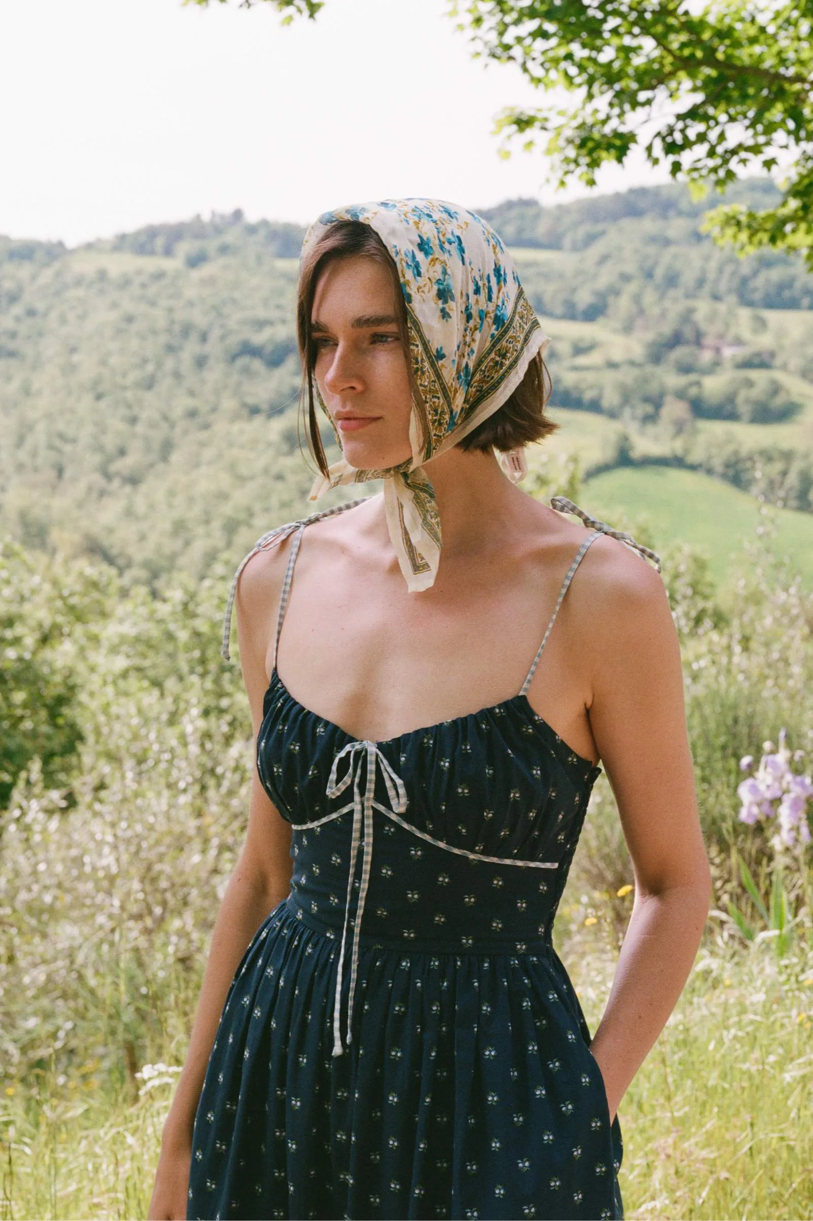 The Antara Dress Petites | Blueberry Dot sold by Christy Dawn product image thumbnail 5