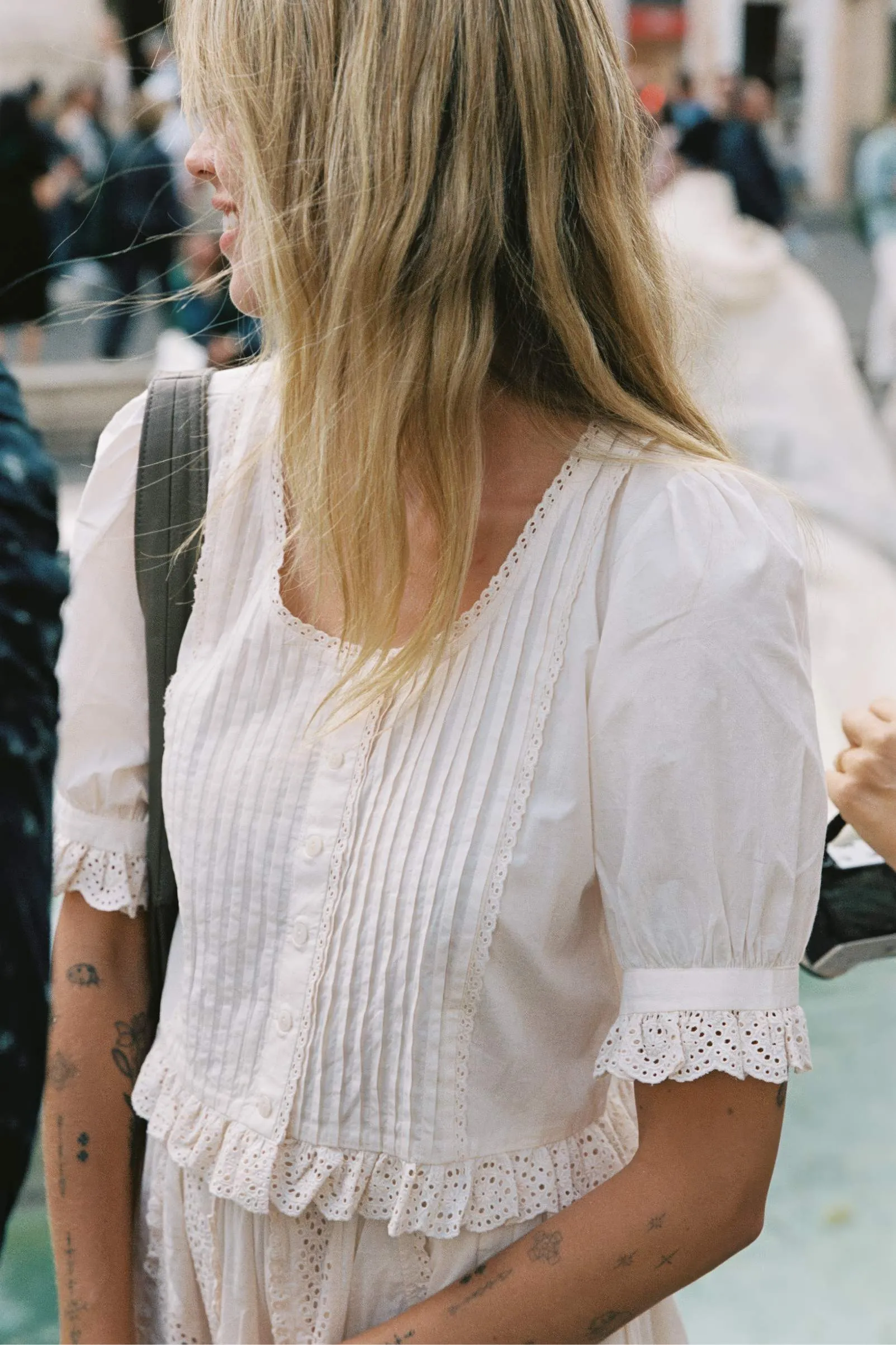 The Ellen Top | Pearl sold by Christy Dawn