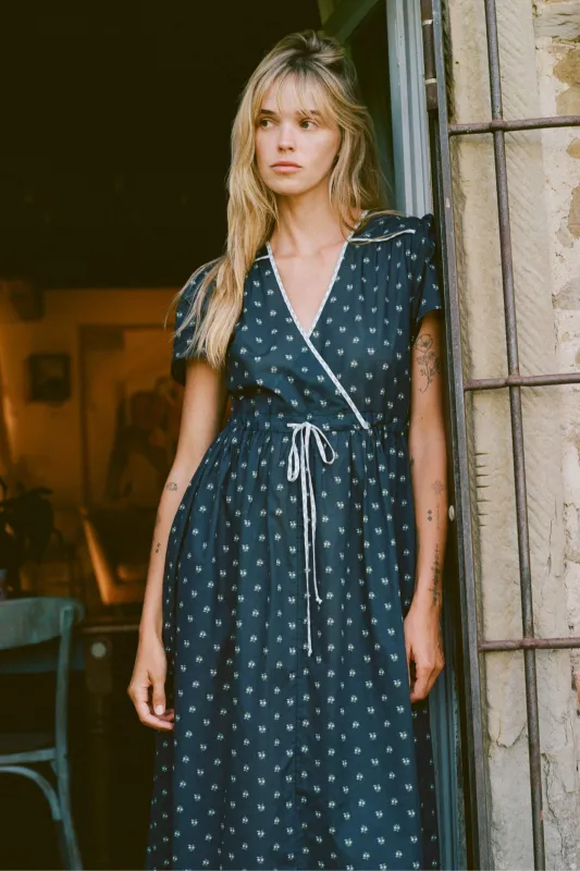 The Dawn Dress | Blueberry Dot sold by Christy Dawn