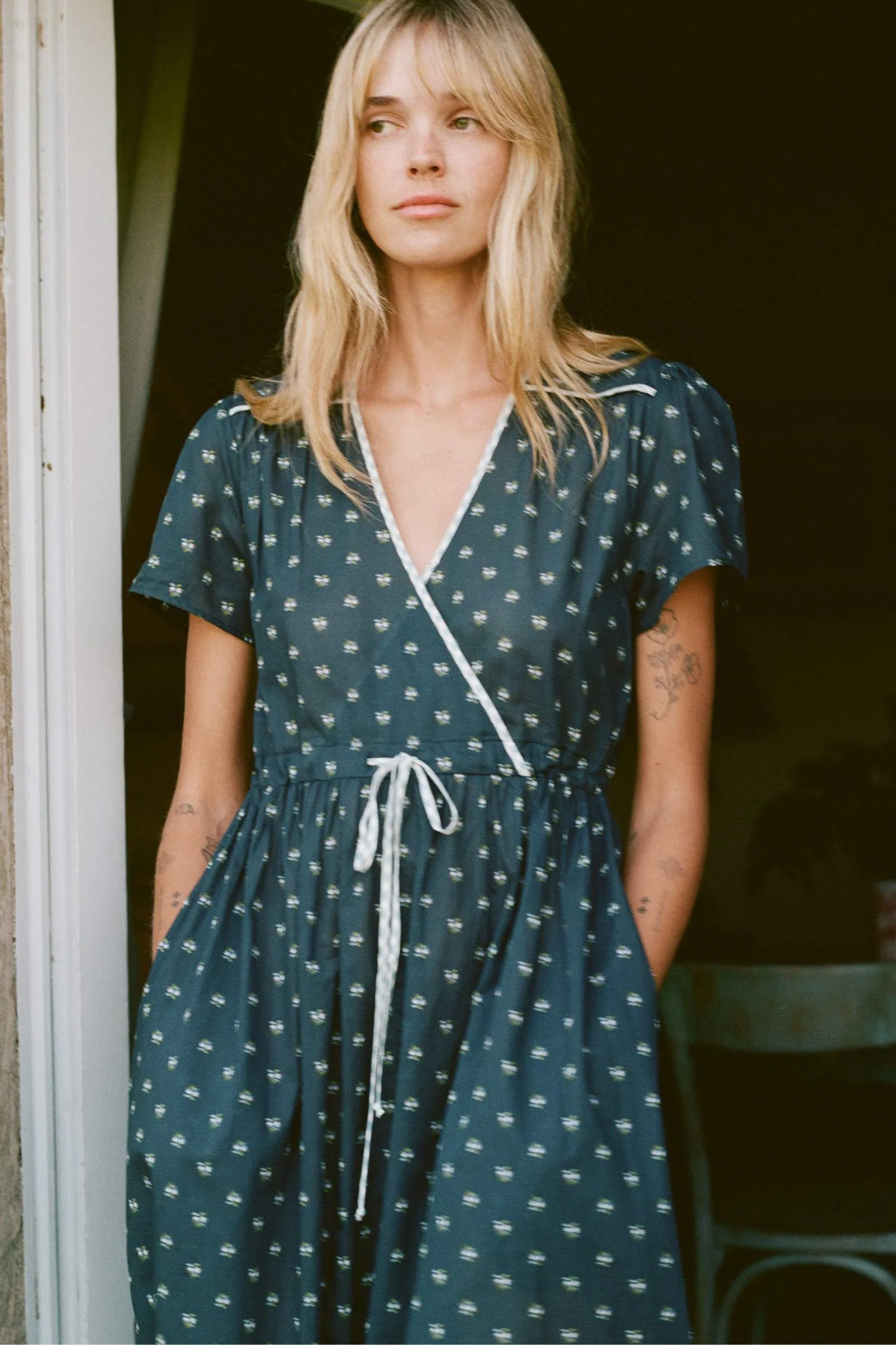 The Dawn Dress Petites | Blueberry Dot sold by Christy Dawn product image thumbnail 4