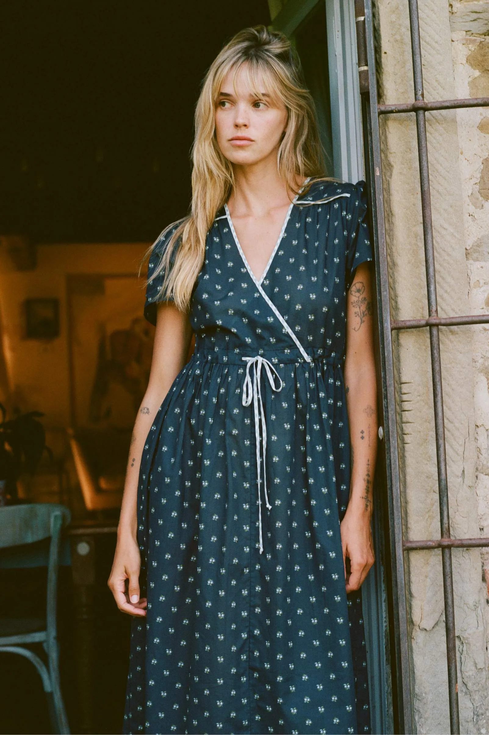 The Dawn Dress Petites | Blueberry Dot sold by Christy Dawn product image thumbnail 2