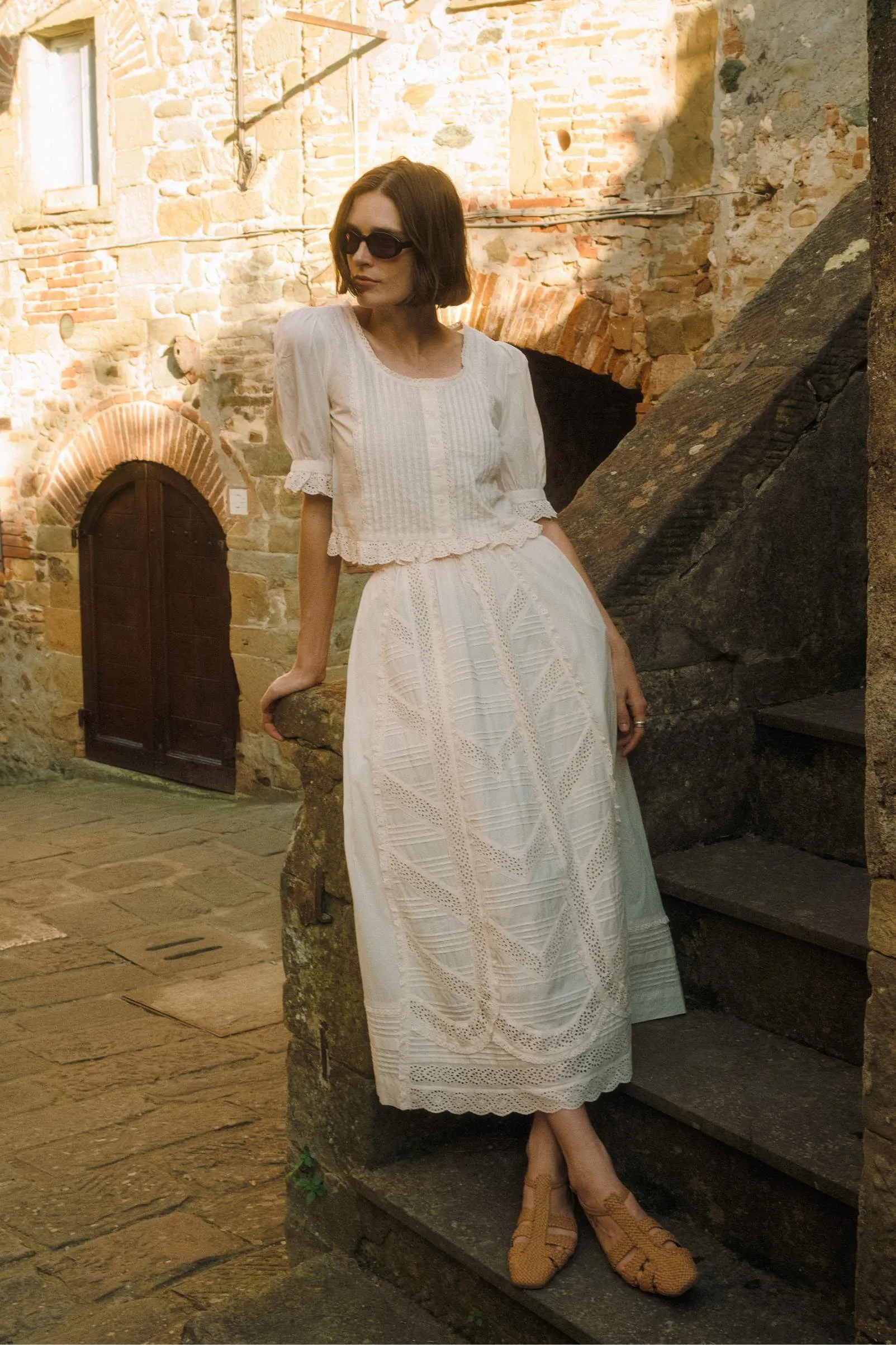 The Sulien Skirt | Pearl sold by Christy Dawn product image thumbnail 5