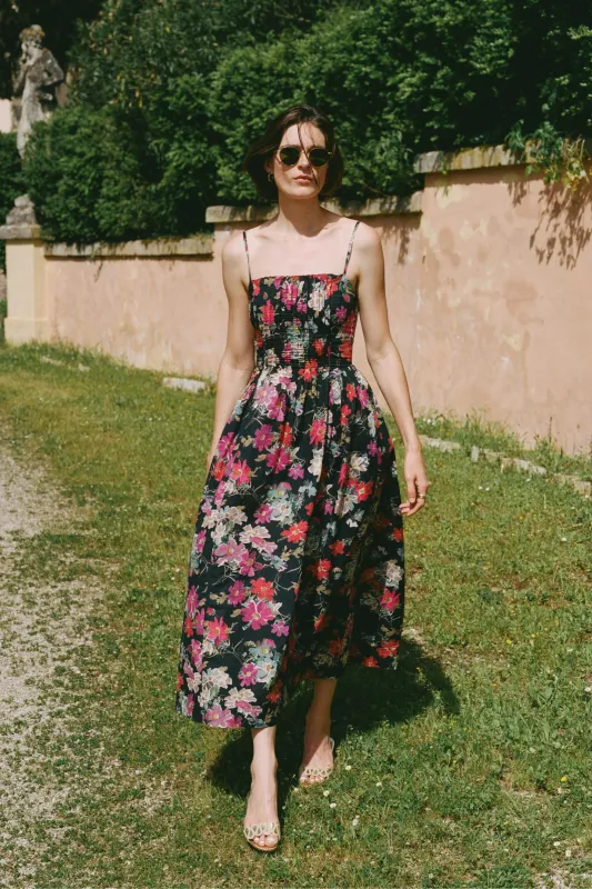 The Nile Dress | Cosmos Floral sold by Christy Dawn