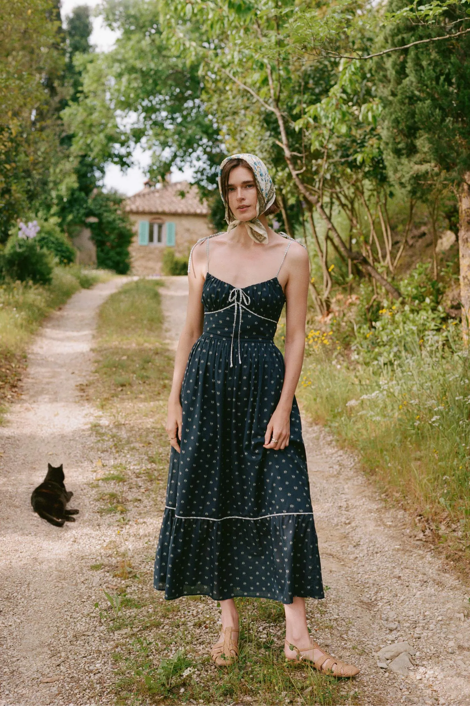 The Antara Dress | Blueberry Dot sold by Christy Dawn