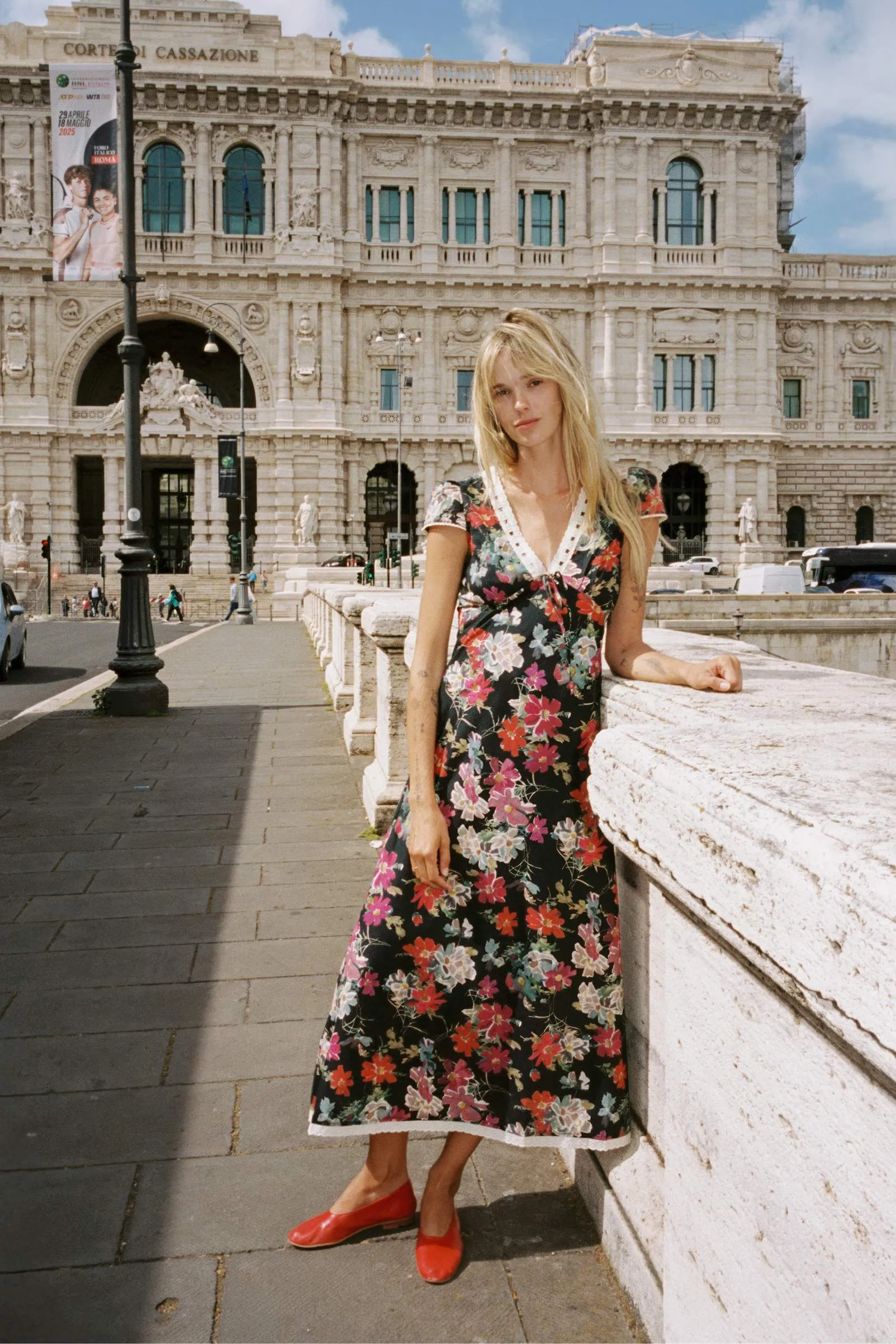 The Cordelia Dress | Cosmos Floral sold by Christy Dawn