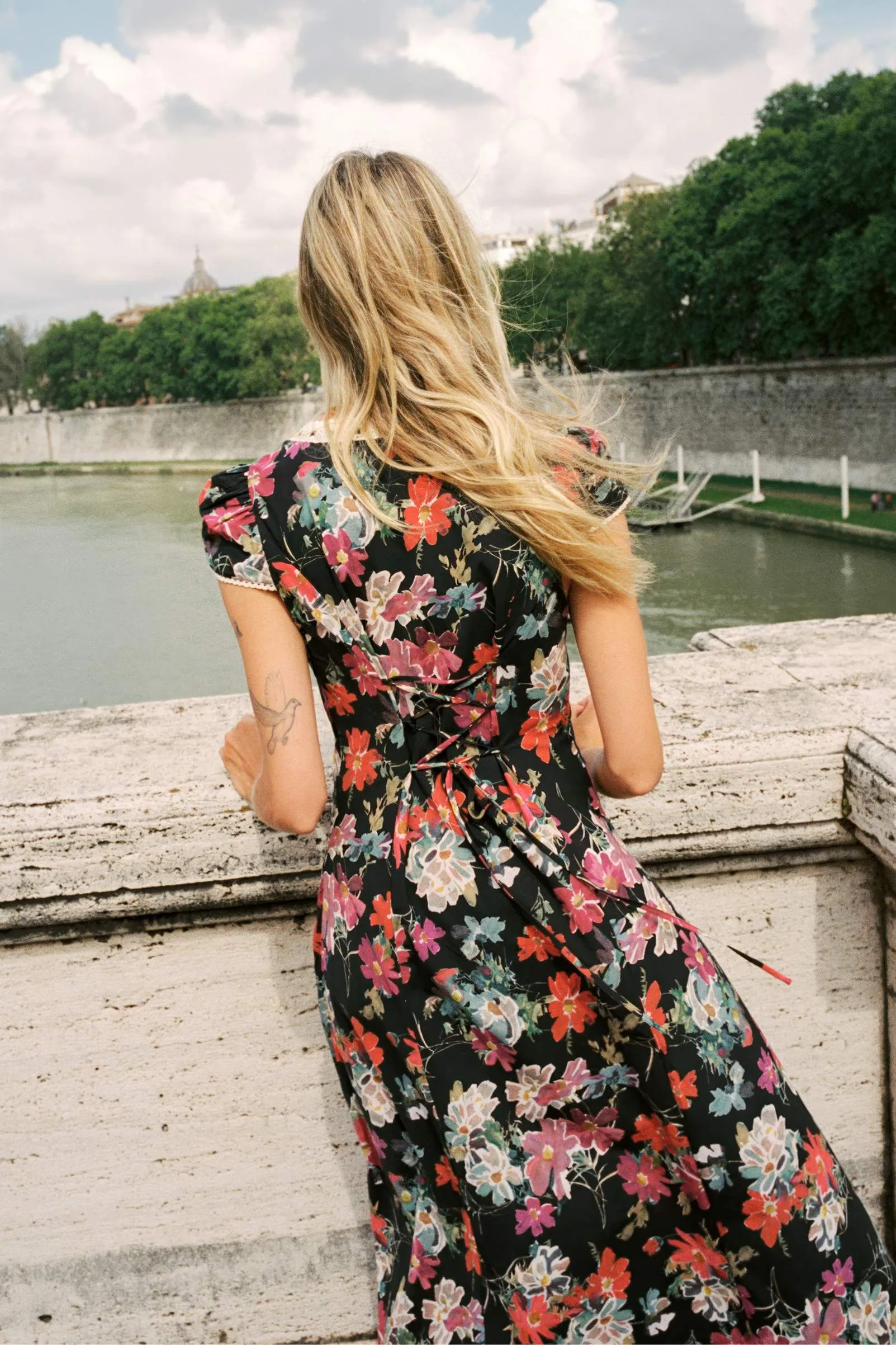 The Cordelia Dress | Cosmos Floral sold by Christy Dawn product image thumbnail 5