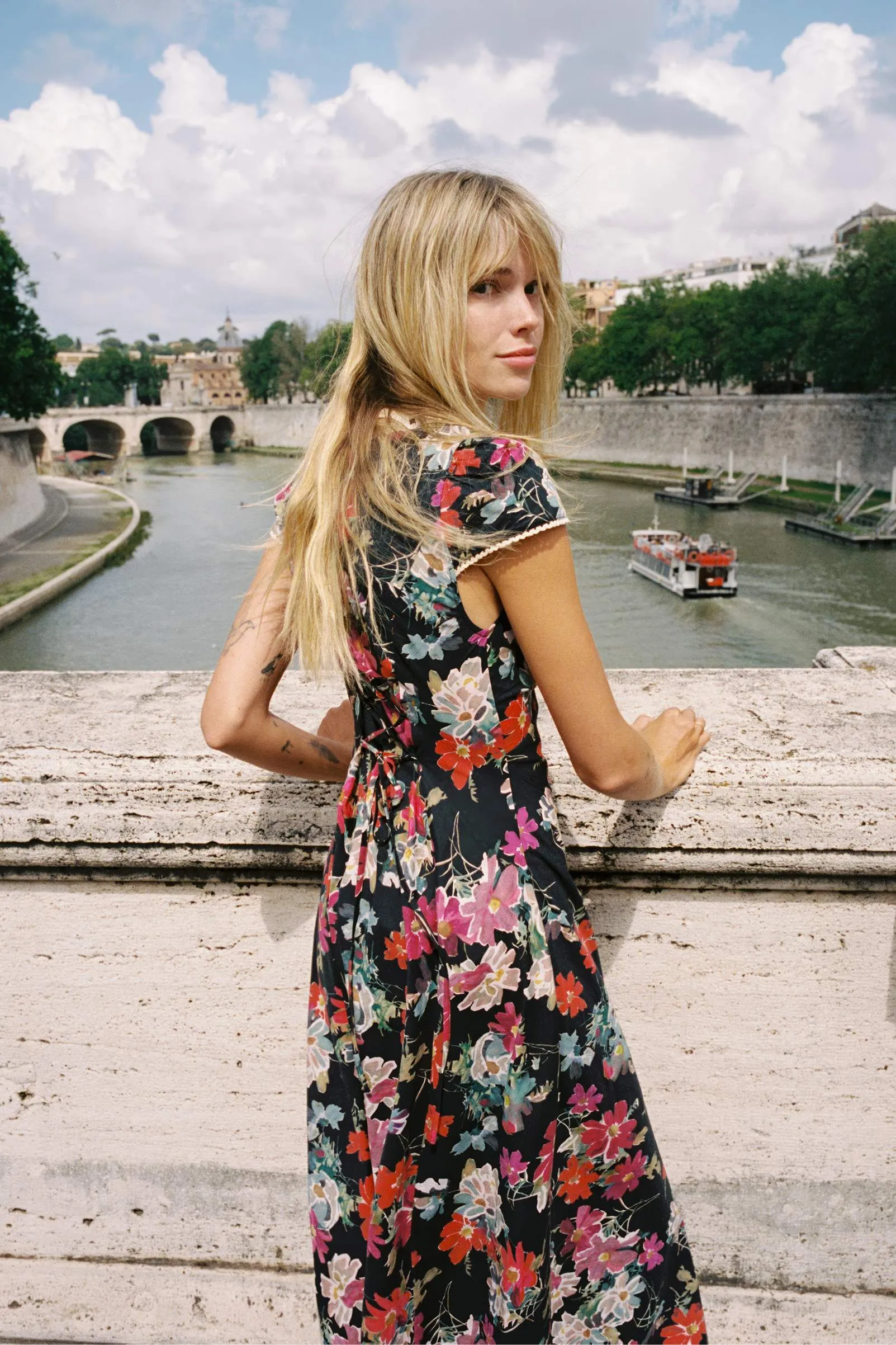 The Cordelia Dress | Cosmos Floral sold by Christy Dawn product image thumbnail 3