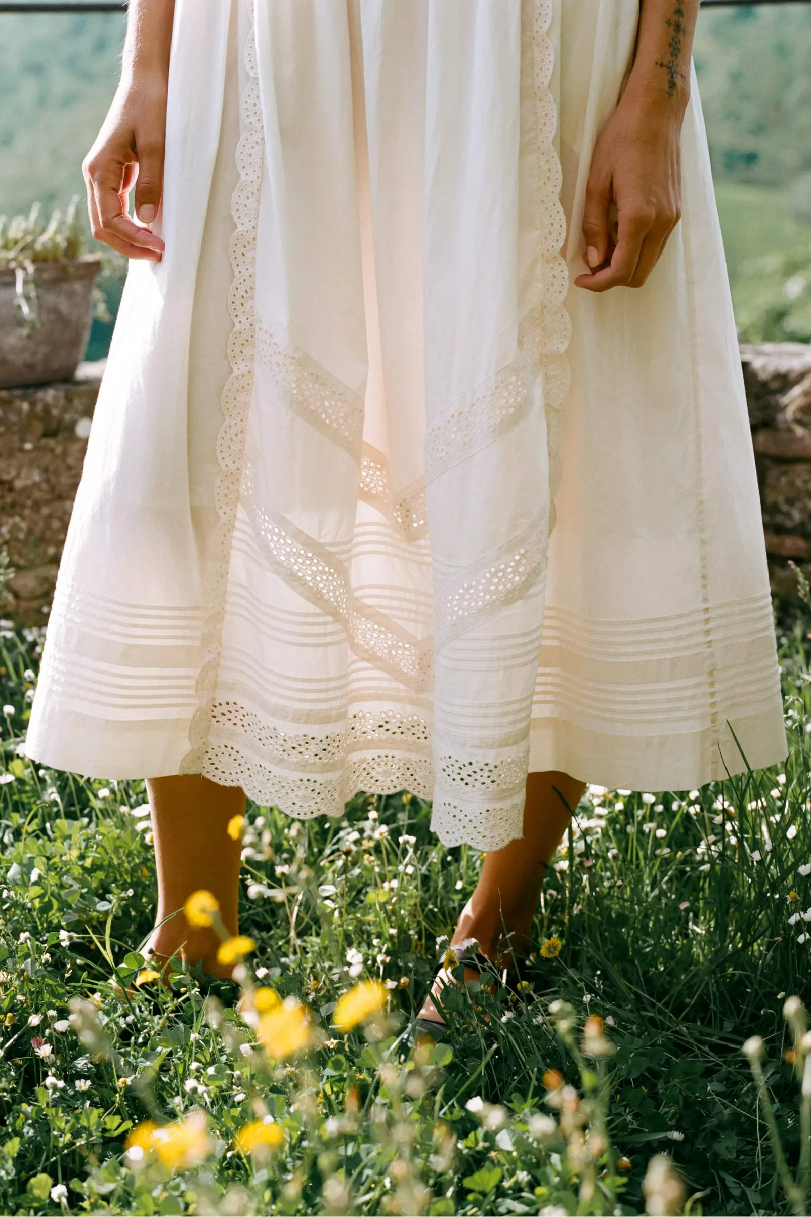 The Madeline Dress Petites | Pearl sold by Christy Dawn product image thumbnail 3