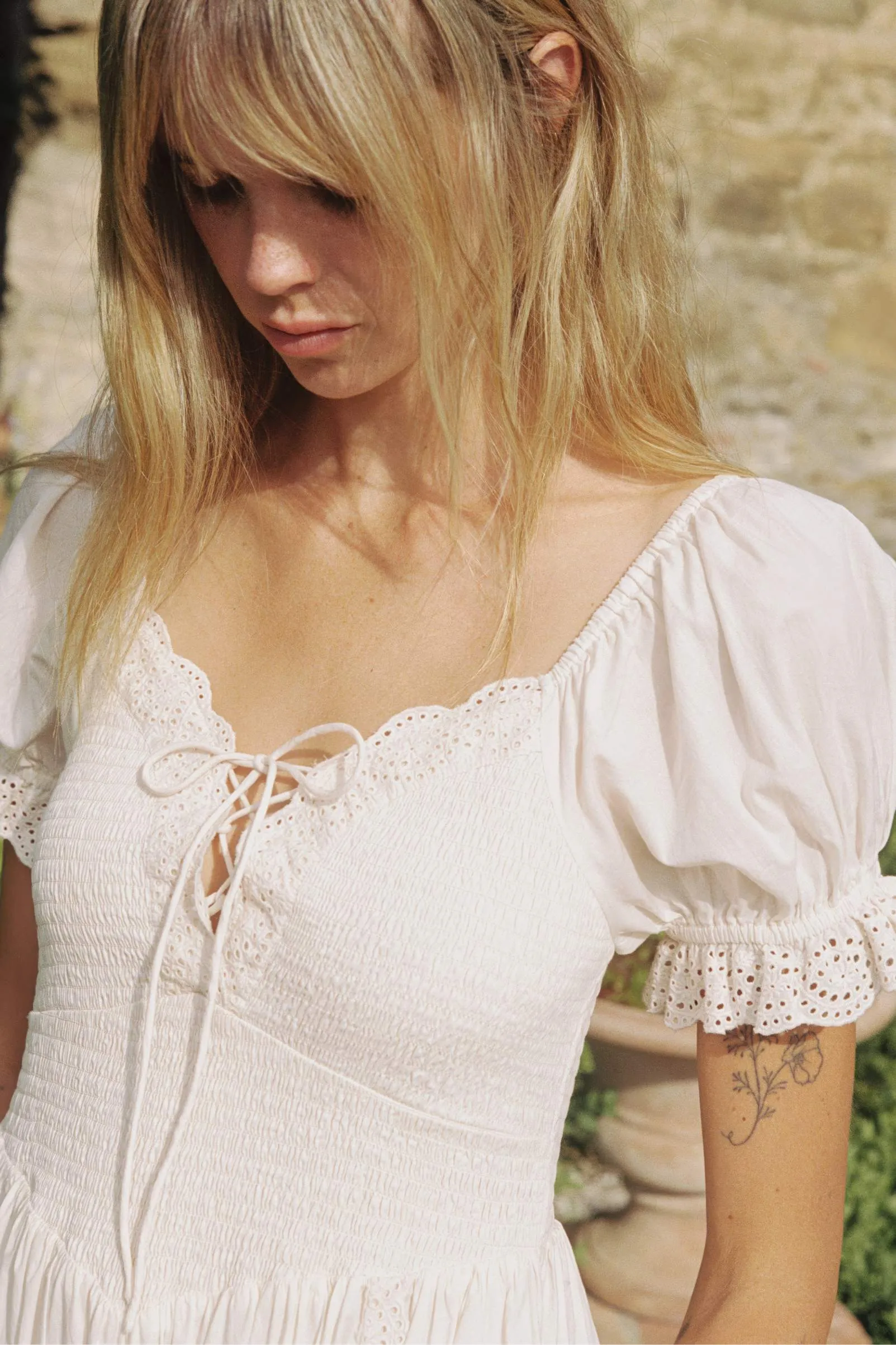 The Madeline Dress Petites | Pearl sold by Christy Dawn product image thumbnail 4