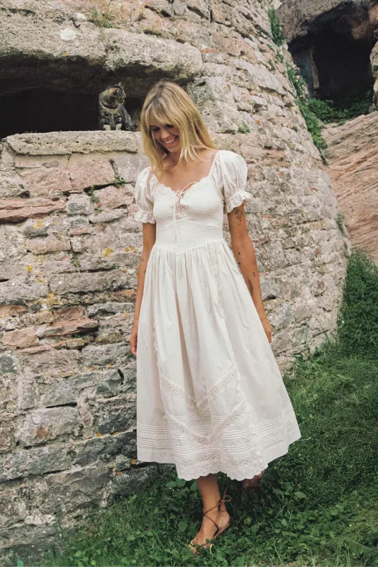 The Madeline Dress Petites | Pearl sold by Christy Dawn