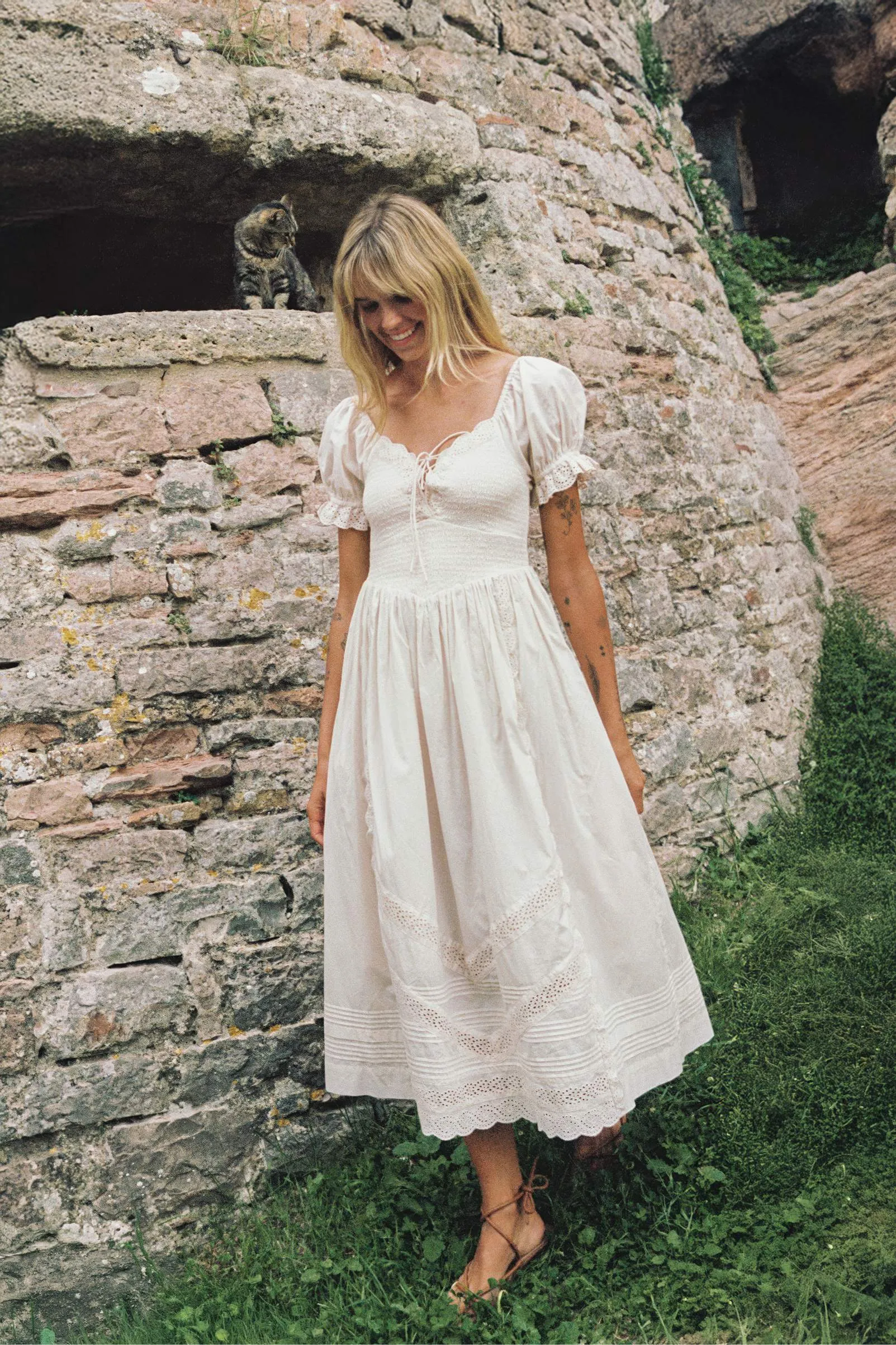 The Madeline Dress | Pearl sold by Christy Dawn product image thumbnail 4