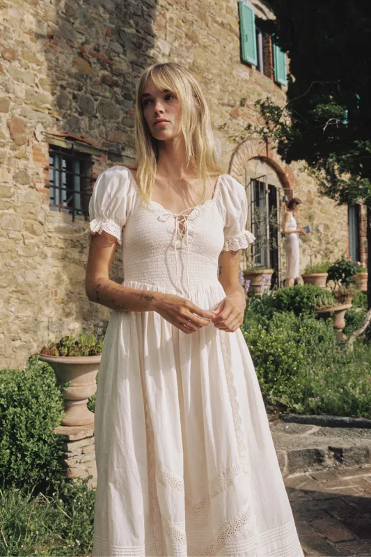 The Madeline Dress | Pearl sold by Christy Dawn
