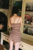 The Cristobal Boxers | Chocolate Stripe sold by Christy Dawn