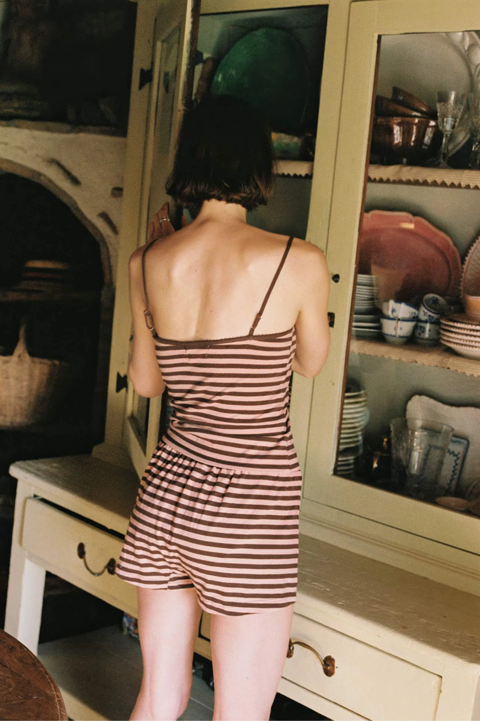 The Cristobal Boxers | Chocolate Stripe sold by Christy Dawn product image thumbnail 3