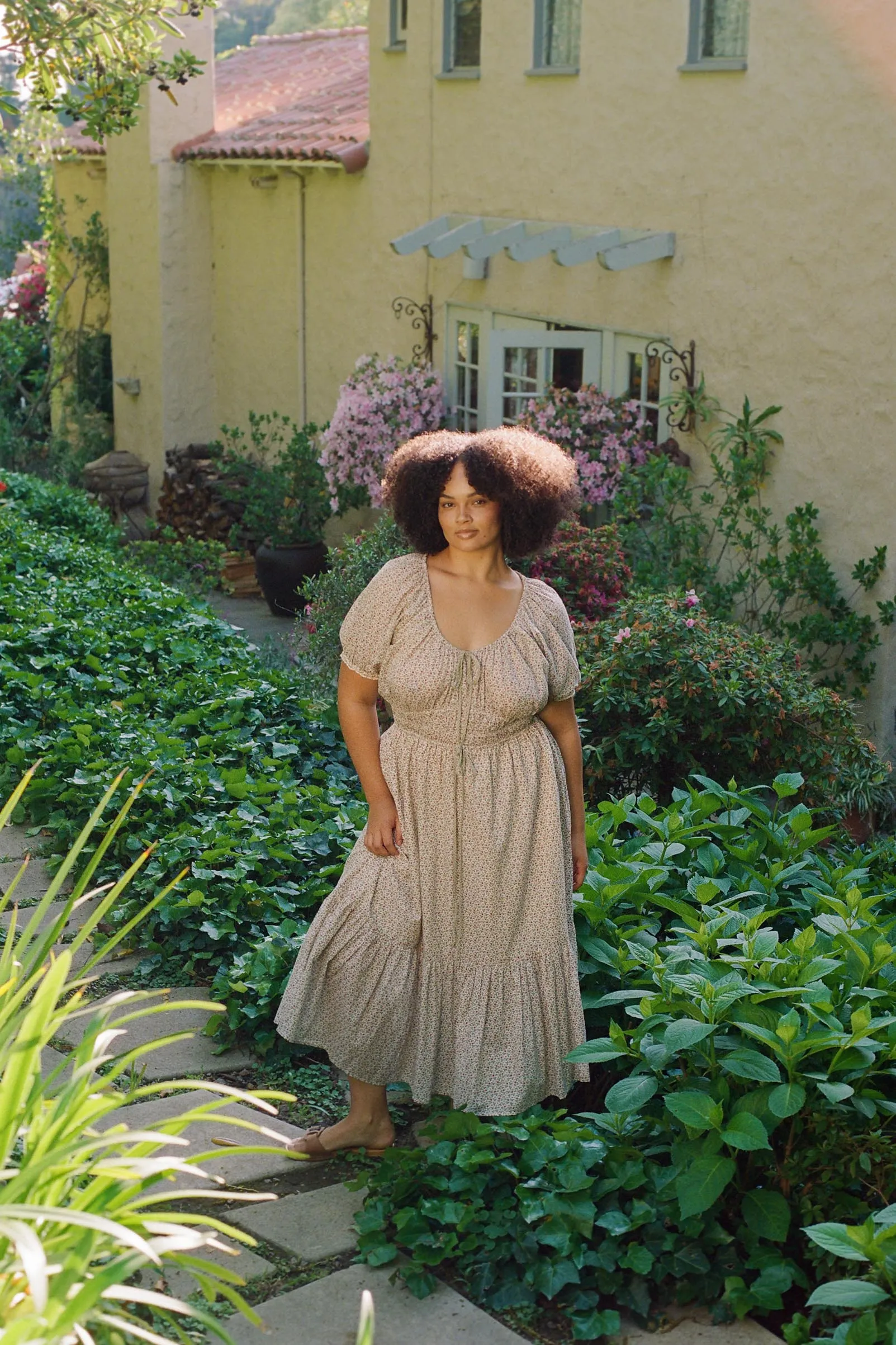 The Brynne Dress Extended | Creme Strawberry sold by Christy Dawn product image thumbnail 5