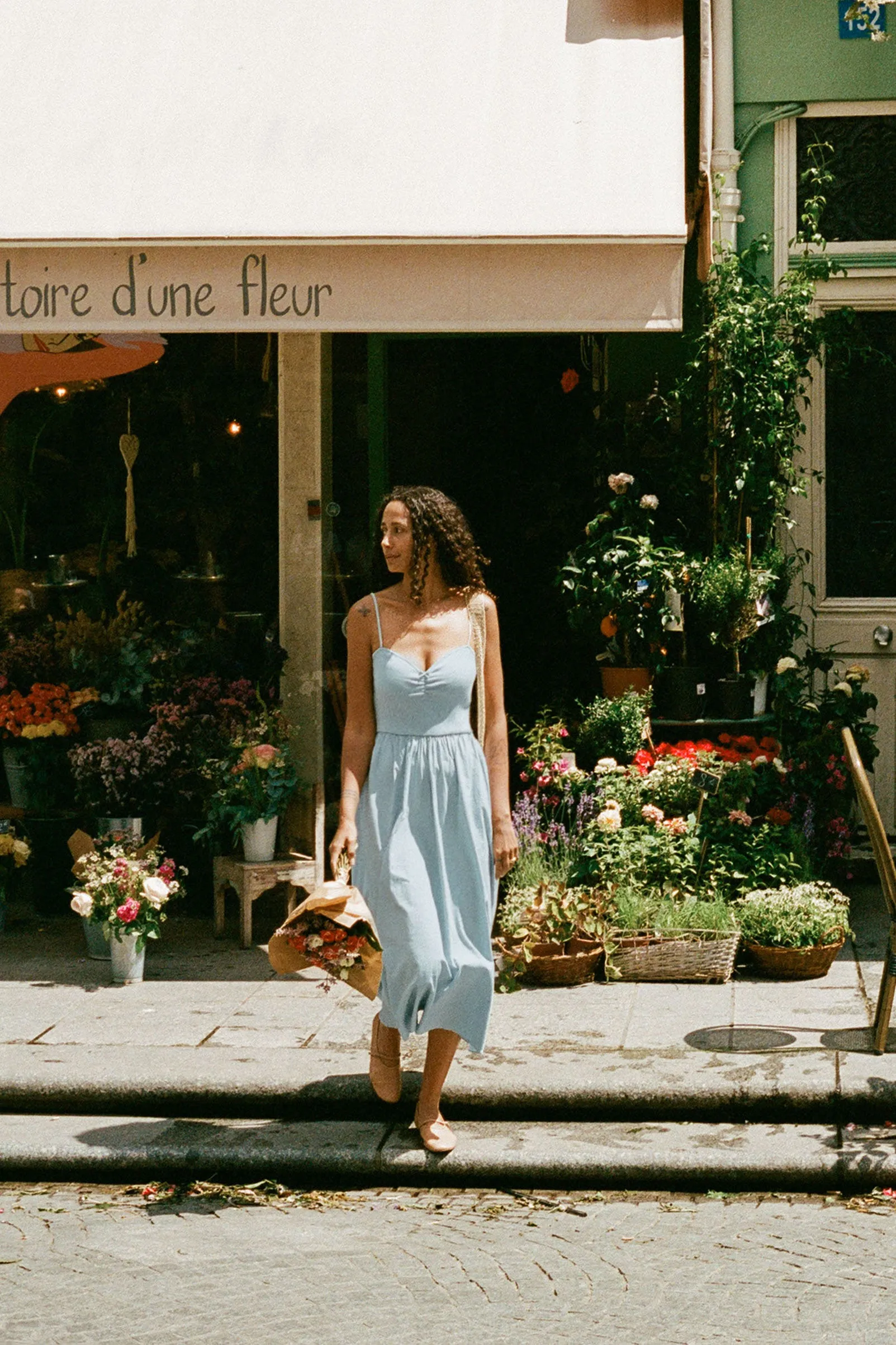 The Bernice Dress | Celeste Regenerative Pointelle sold by Christy Dawn product image thumbnail 4