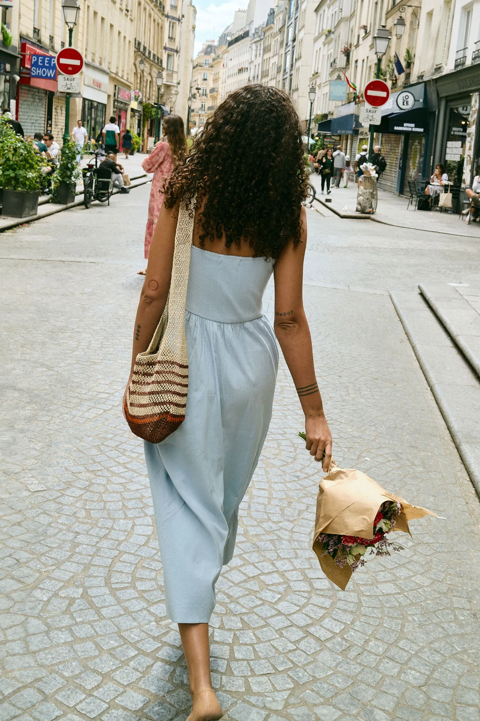 The Bernice Dress | Celeste Regenerative Pointelle sold by Christy Dawn product image thumbnail 5