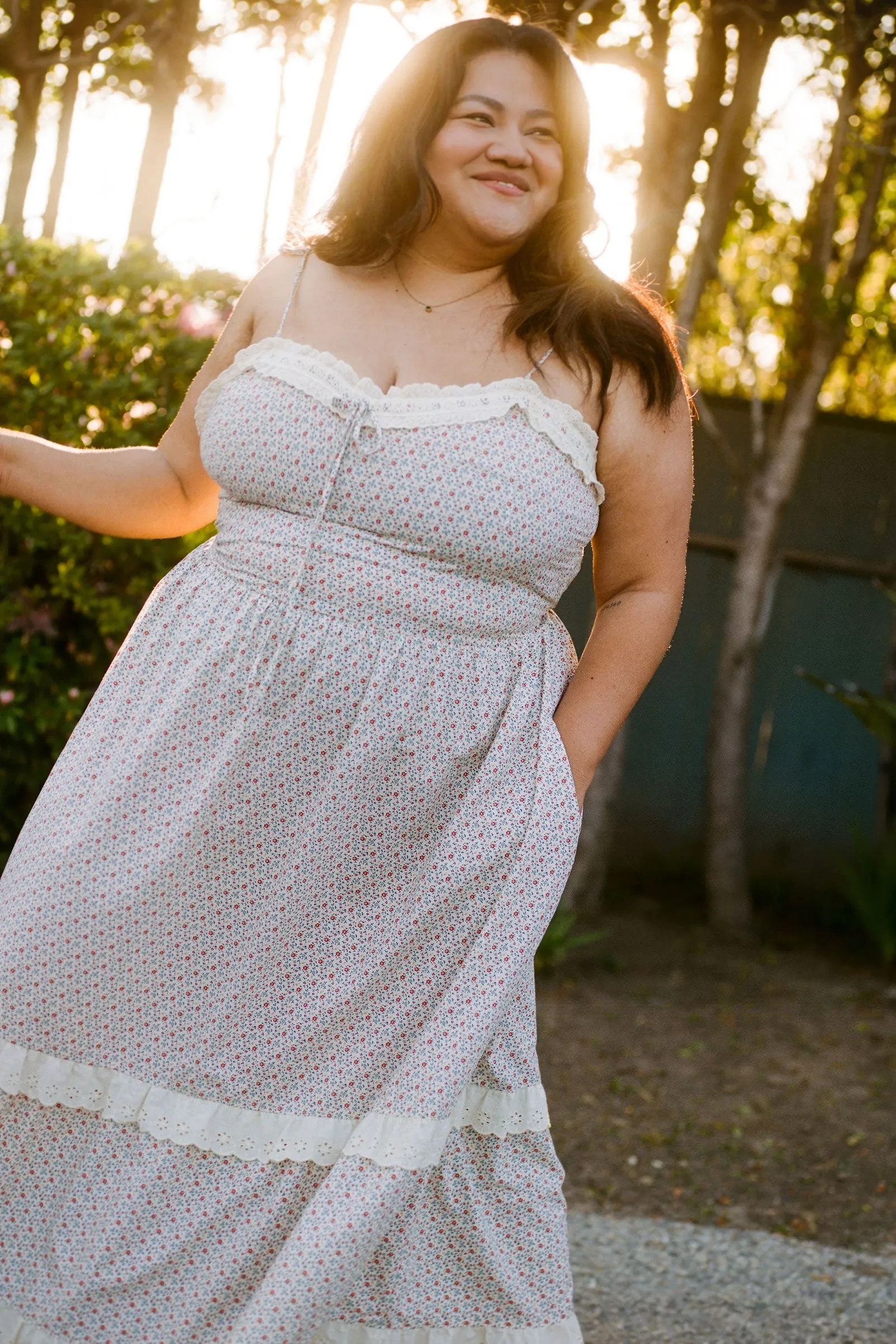 The Emma Dress Extended | Essence Cream sold by Christy Dawn product image thumbnail 5