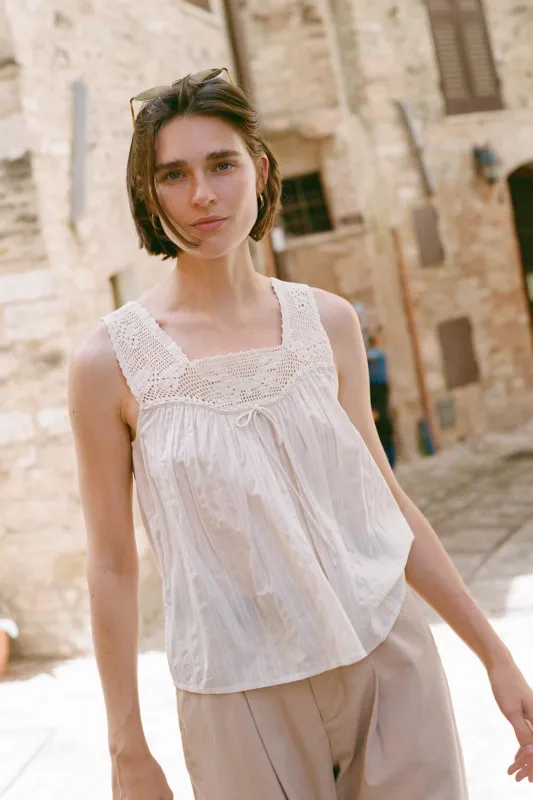 The Mariposa Blouse | Shadow Stripe sold by Christy Dawn