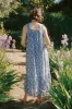 The Louise Dress | Aster Fields Lapis sold by Christy Dawn
