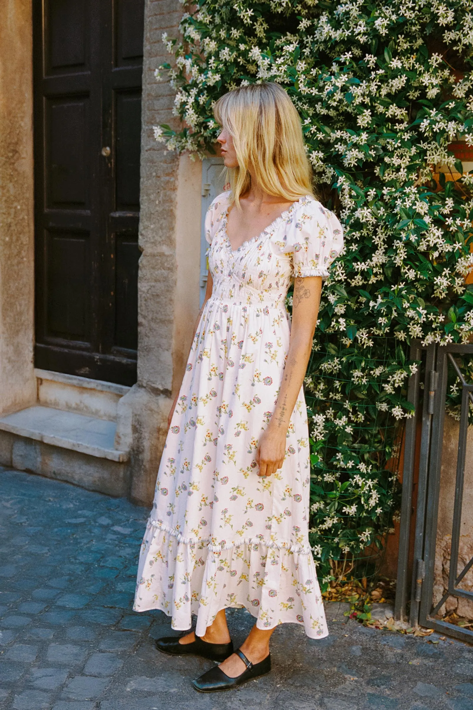 The Matilde Dress Petites | Alabaster Daisy sold by Christy Dawn product image thumbnail 4