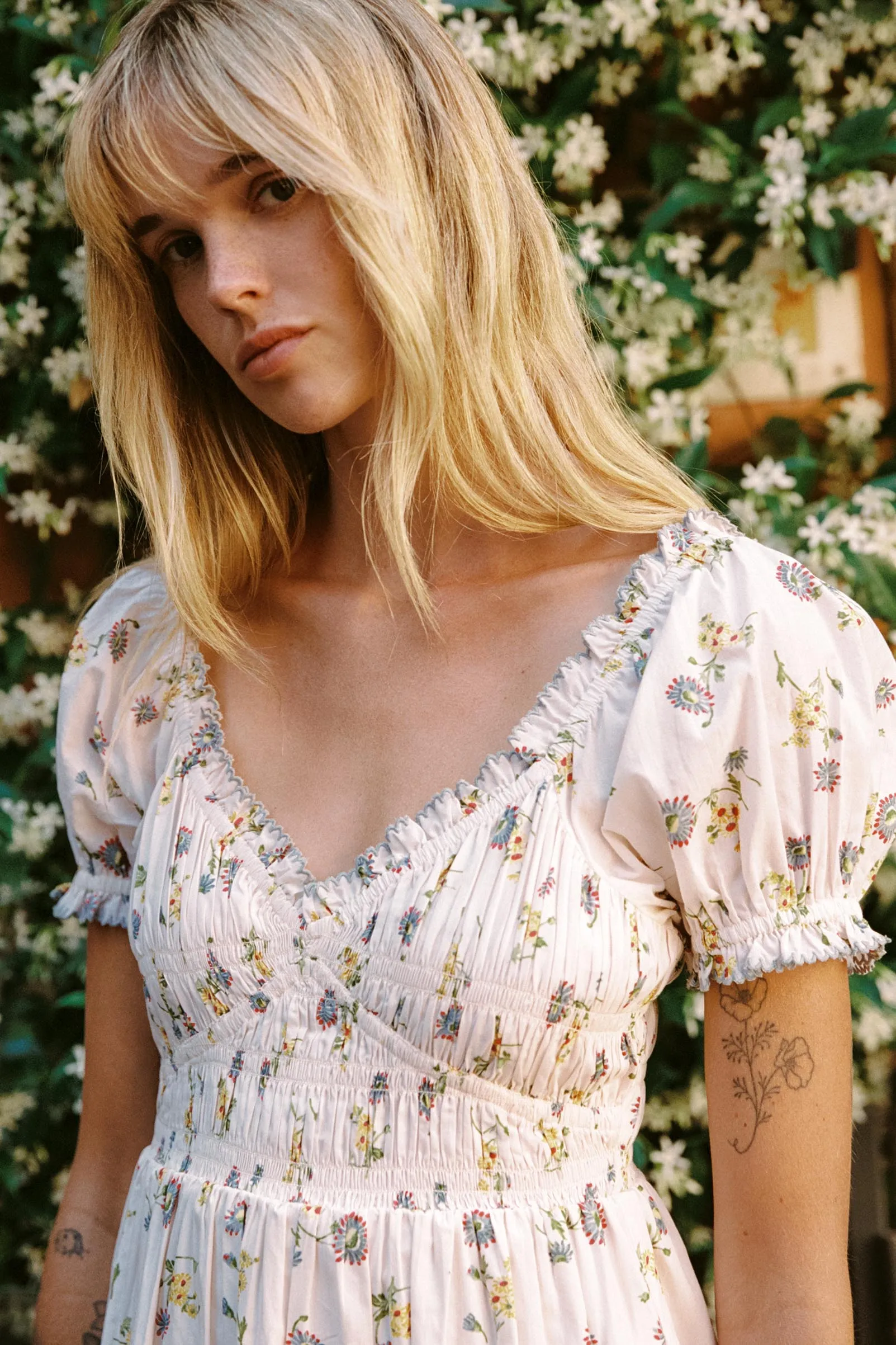 The Matilde Dress Petites | Alabaster Daisy sold by Christy Dawn product image thumbnail 5