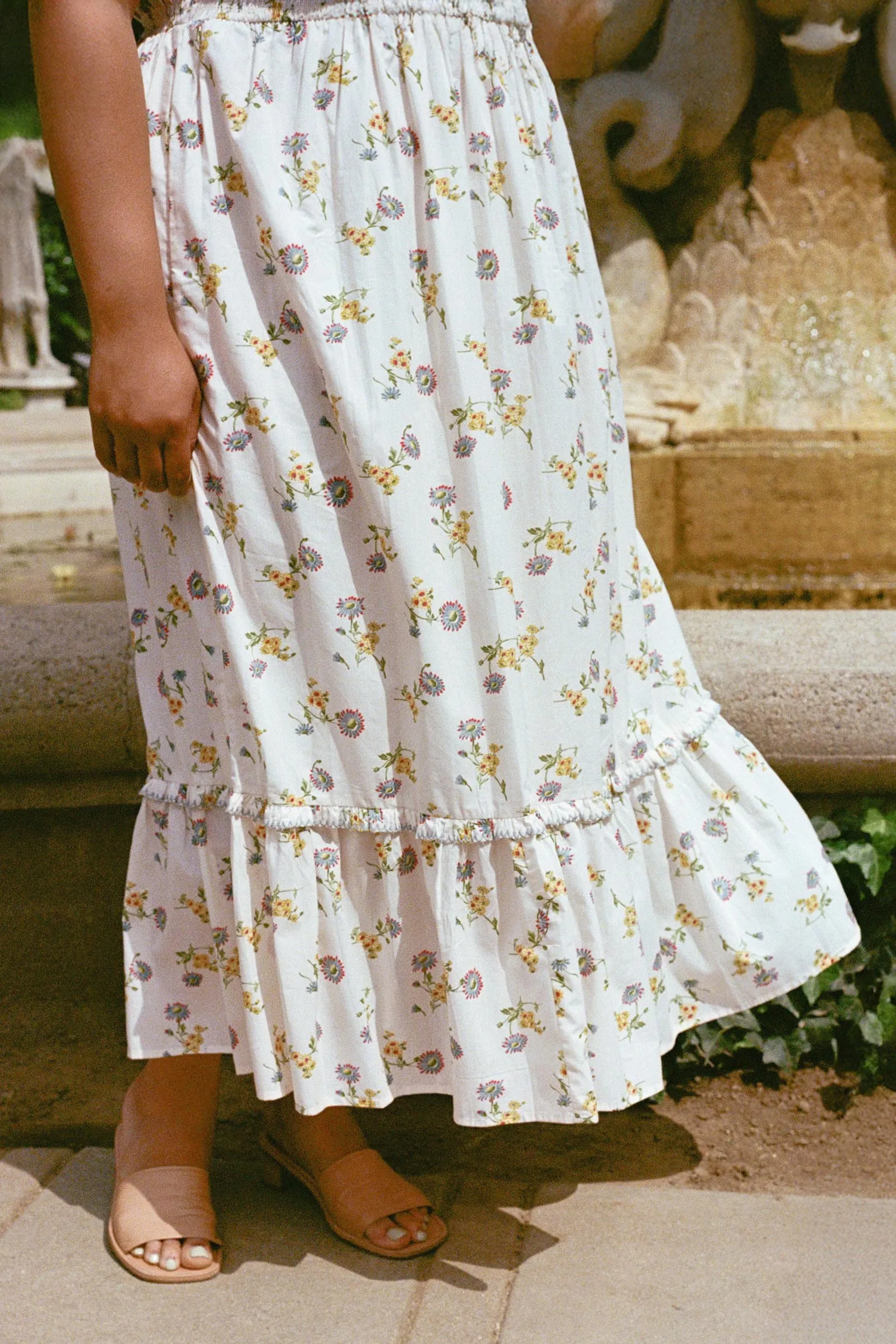 The Matilde Dress Extended | Alabaster Daisy sold by Christy Dawn product image thumbnail 4