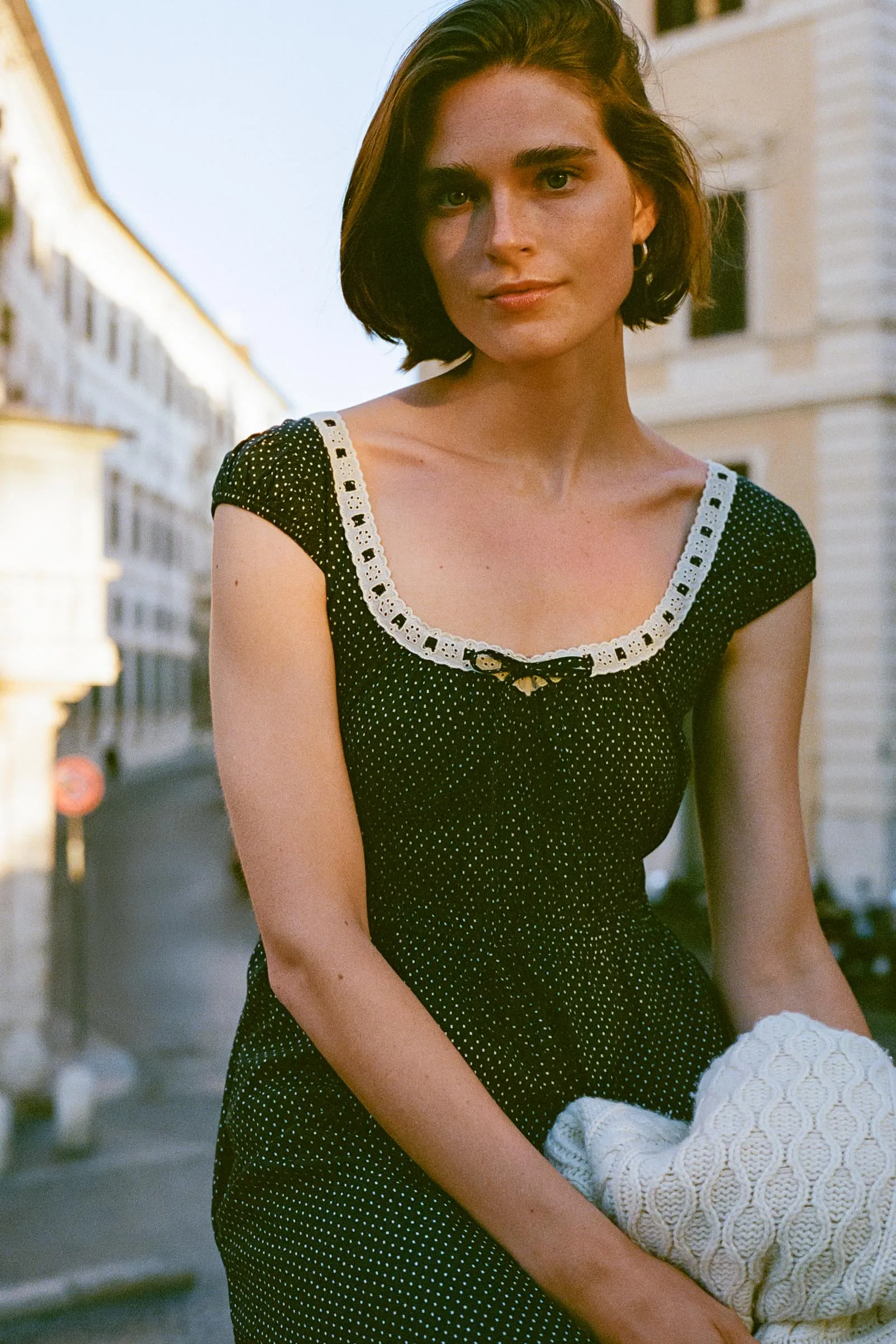 The Kelly Dress | Noir Dot sold by Christy Dawn product image thumbnail 3