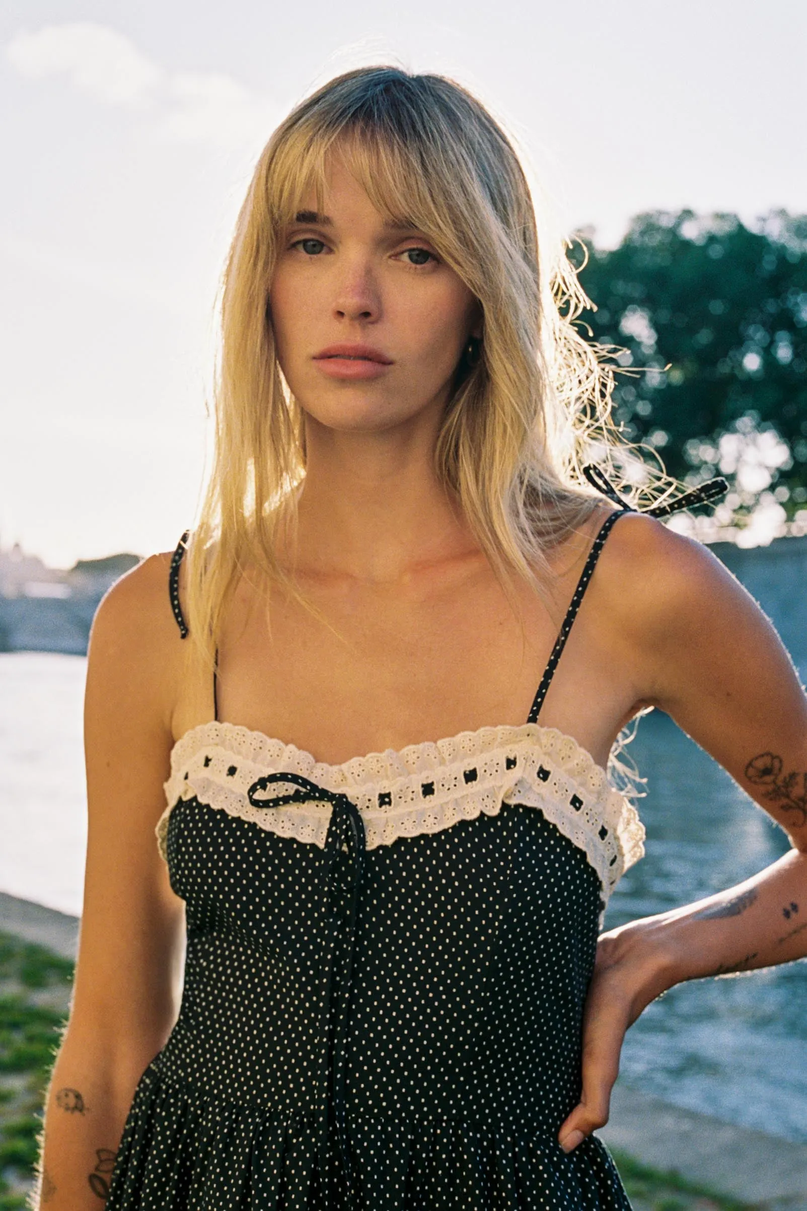 The Emma Dress | Noir Dot sold by Christy Dawn product image thumbnail 2