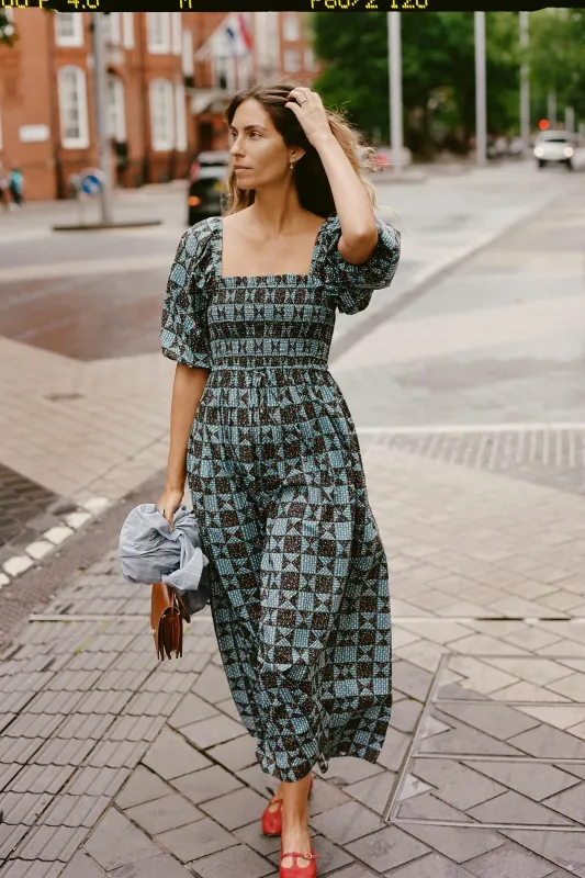 The Katrina Dress | Star Quilt Slate sold by Christy Dawn