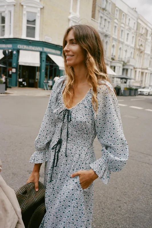 The Raquel Dress Petites | Chrysanthemum Vine sold by Christy Dawn
