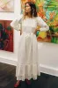 The Yolanda Dress | Alabaster sold by Christy Dawn
