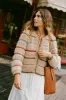 The Leandra Cardigan| Kaleidoscope Stripe sold by Christy Dawn