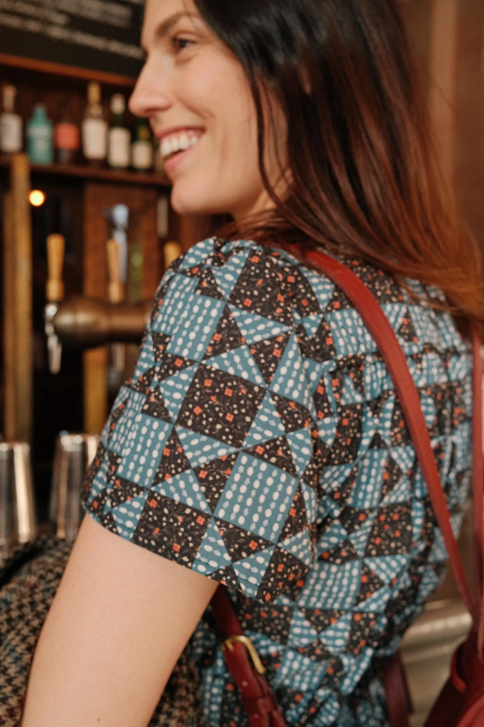 The Dawn Dress | Star Quilt Slate sold by Christy Dawn product image thumbnail 4