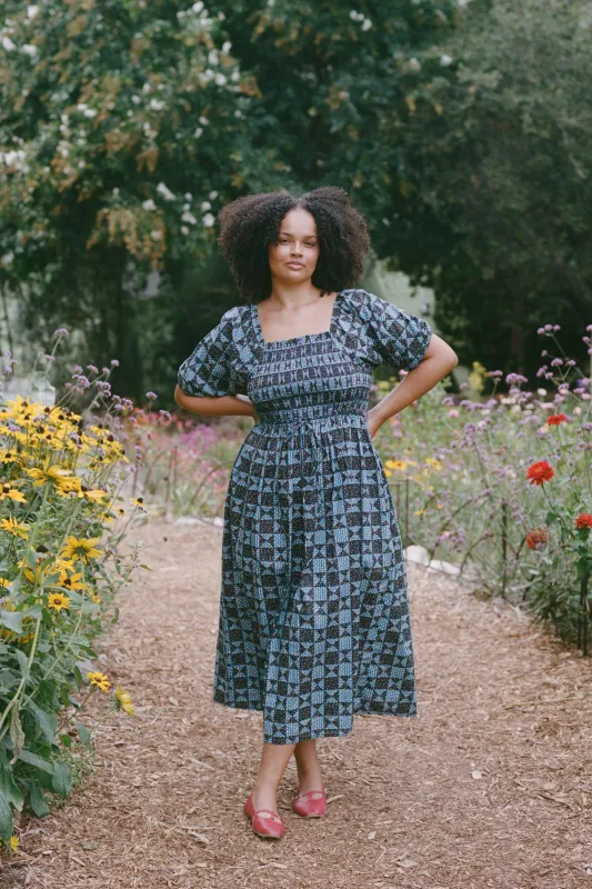The Katrina Dress Extended | Star Quilt Slate sold by Christy Dawn