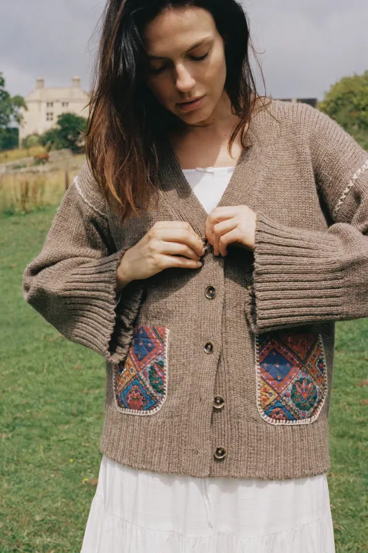 The Helga Cardigan | Pebble made by Christy Dawn