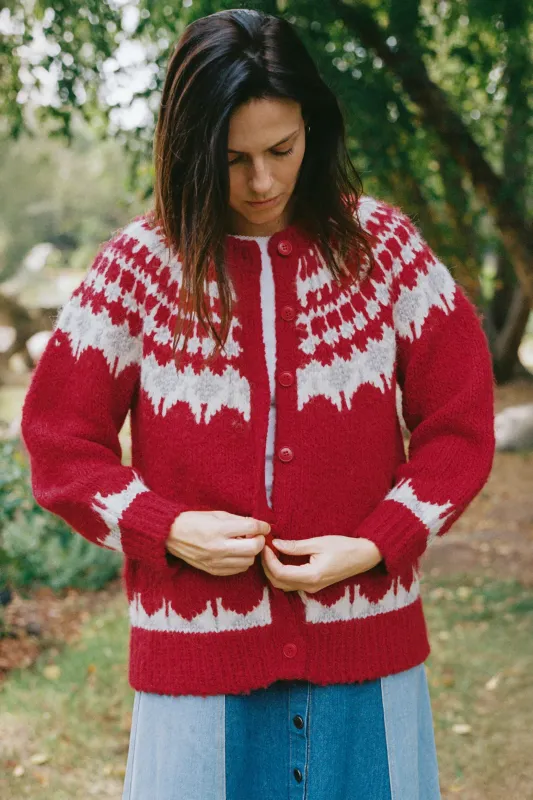 The Thora Sweater | Beetroot sold by Christy Dawn