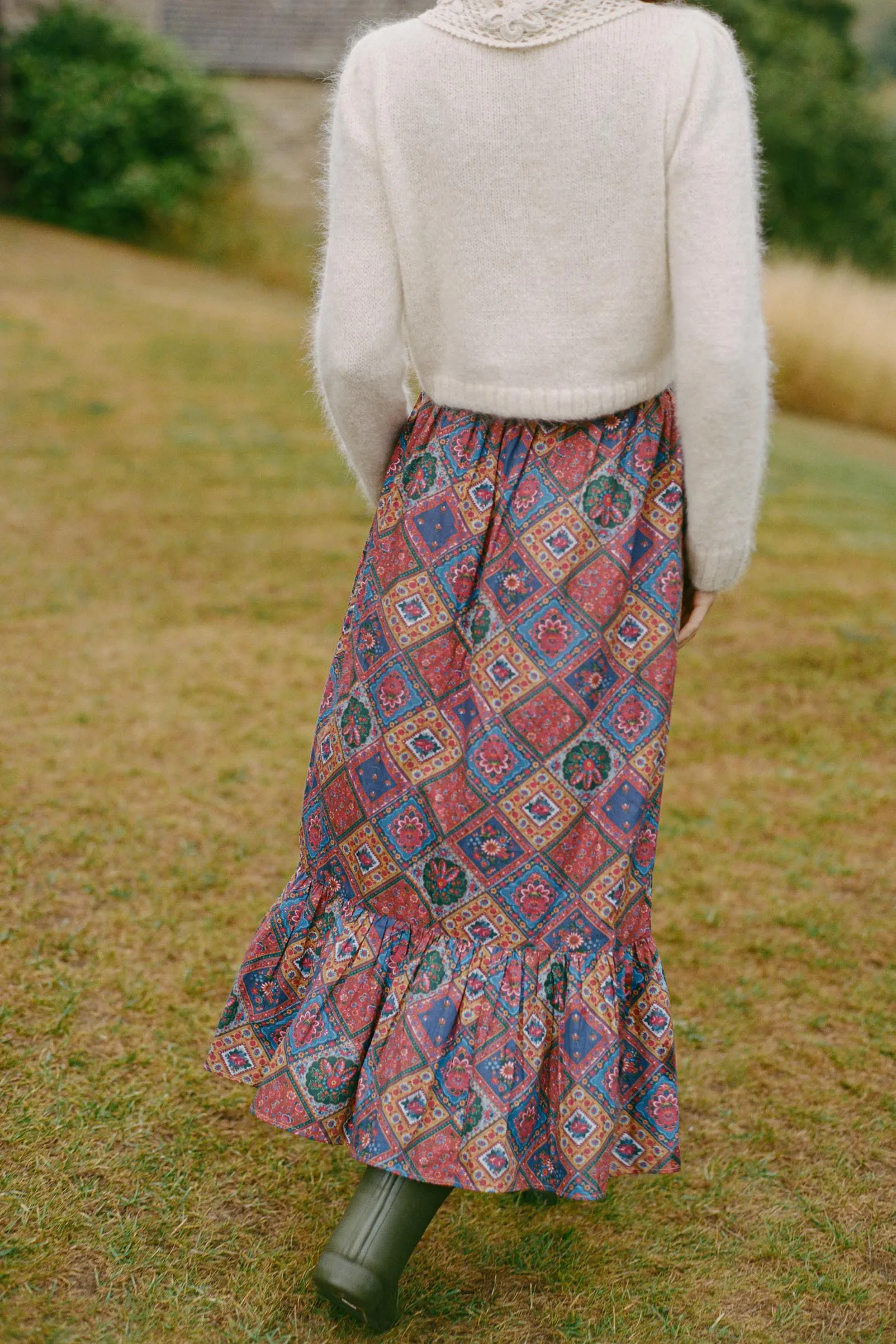 The Mariana Skirt | Ruby Patchwork sold by Christy Dawn product image thumbnail 2