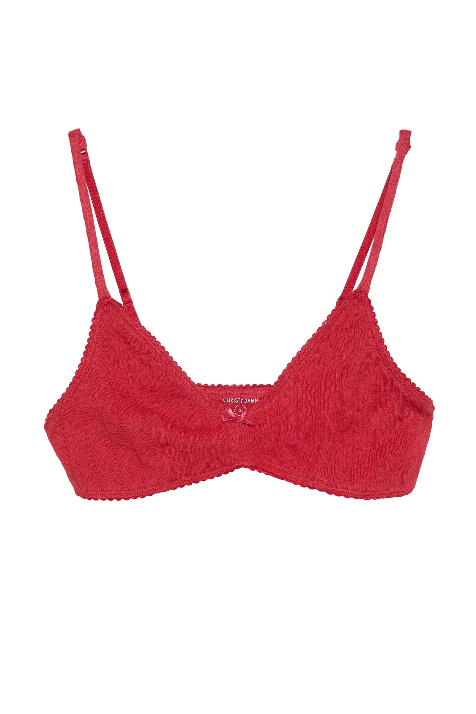 The Max Bralette | Crimson sold by Christy Dawn product image thumbnail 4