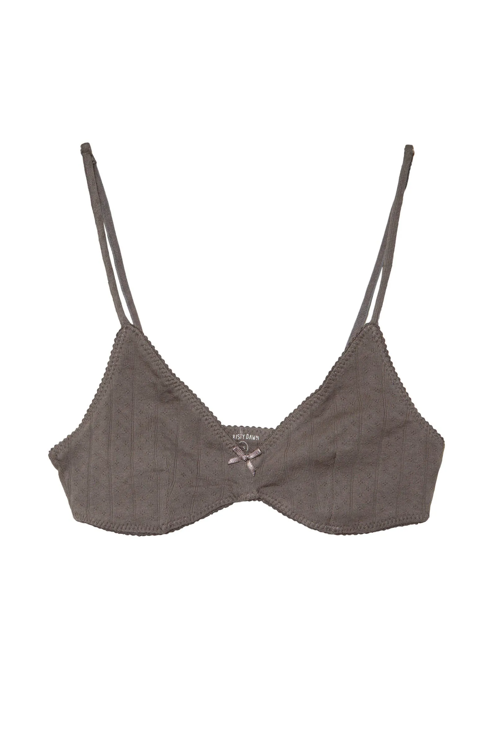 The Max Bralette | Charcoal sold by Christy Dawn product image thumbnail 5