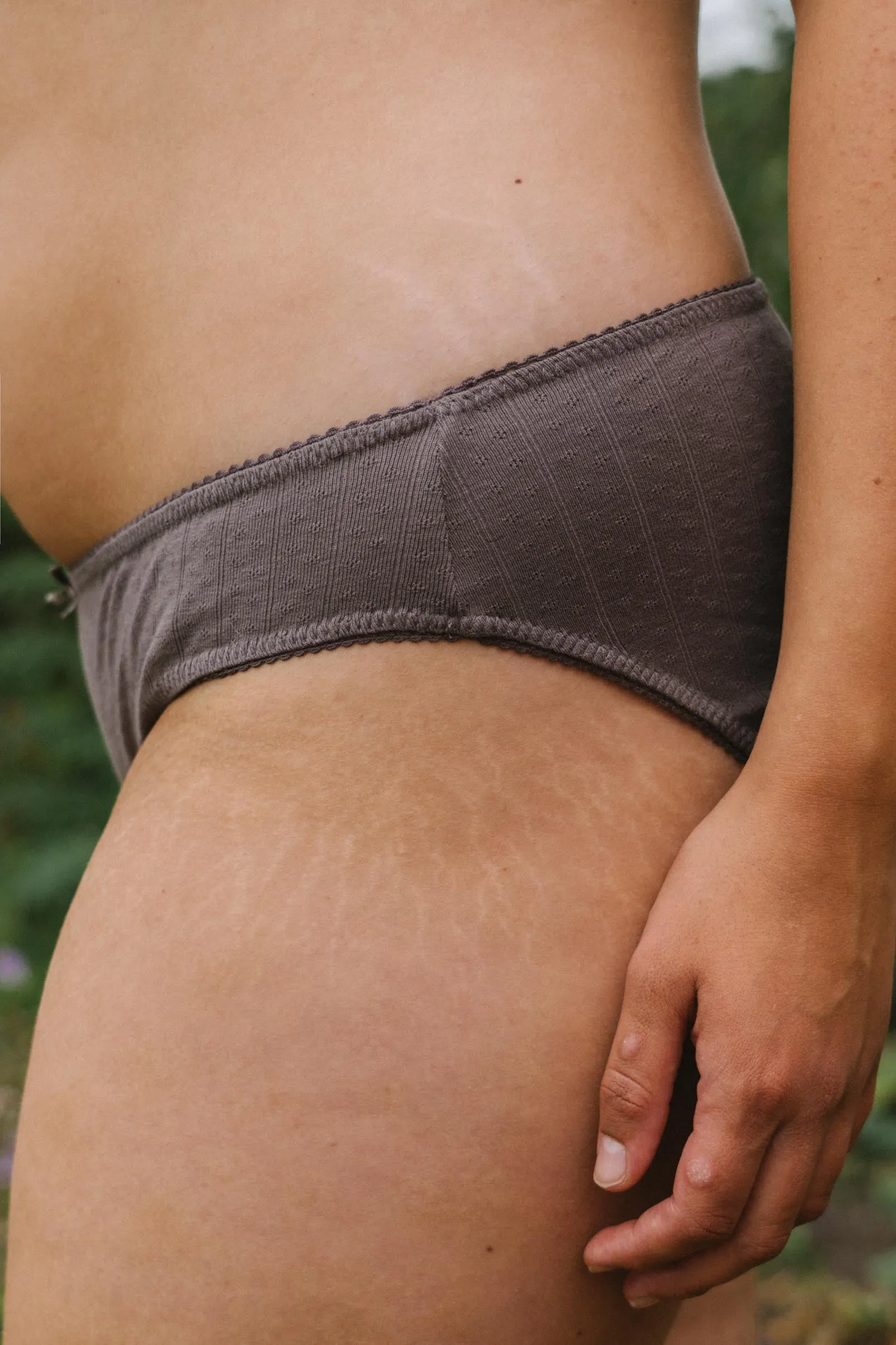 The Mel Panty | Charcoal sold by Christy Dawn product image thumbnail 3