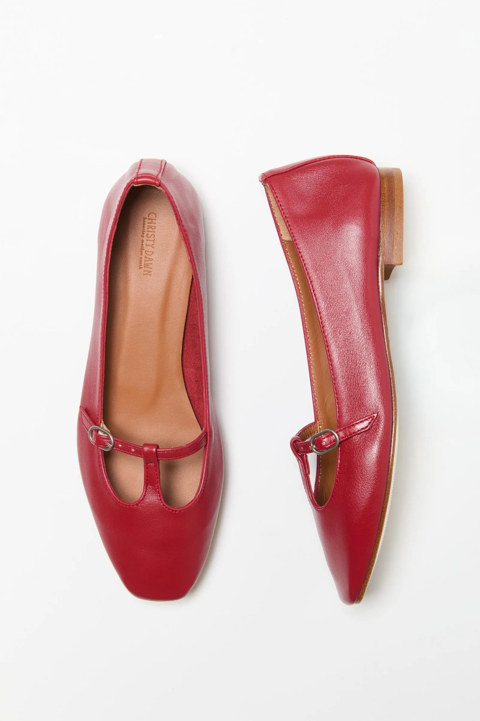 The Ballerina T-Strap | Papavero sold by Christy Dawn product image thumbnail 5