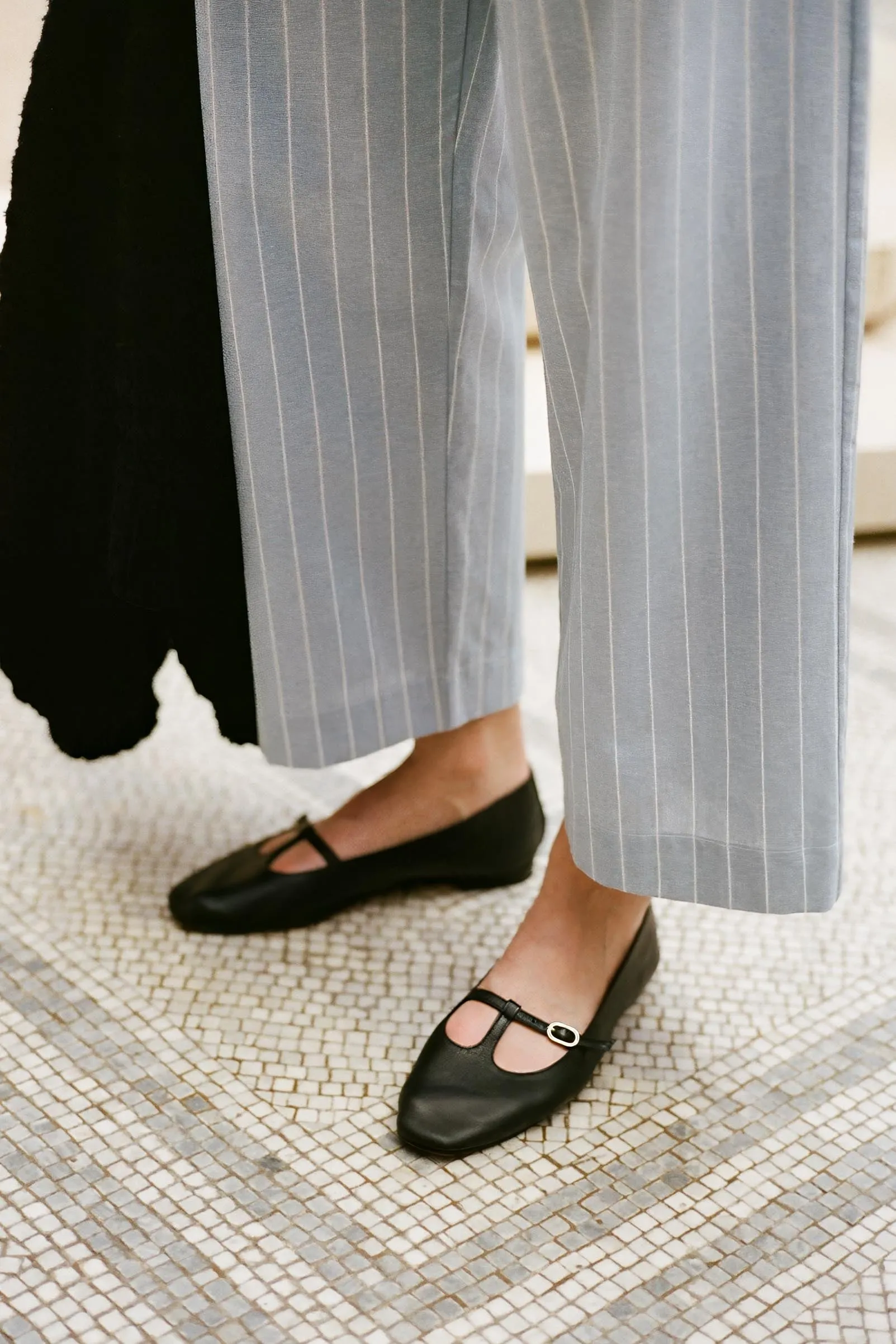 The Ballerina T-Strap| Nero sold by Christy Dawn product image thumbnail 2