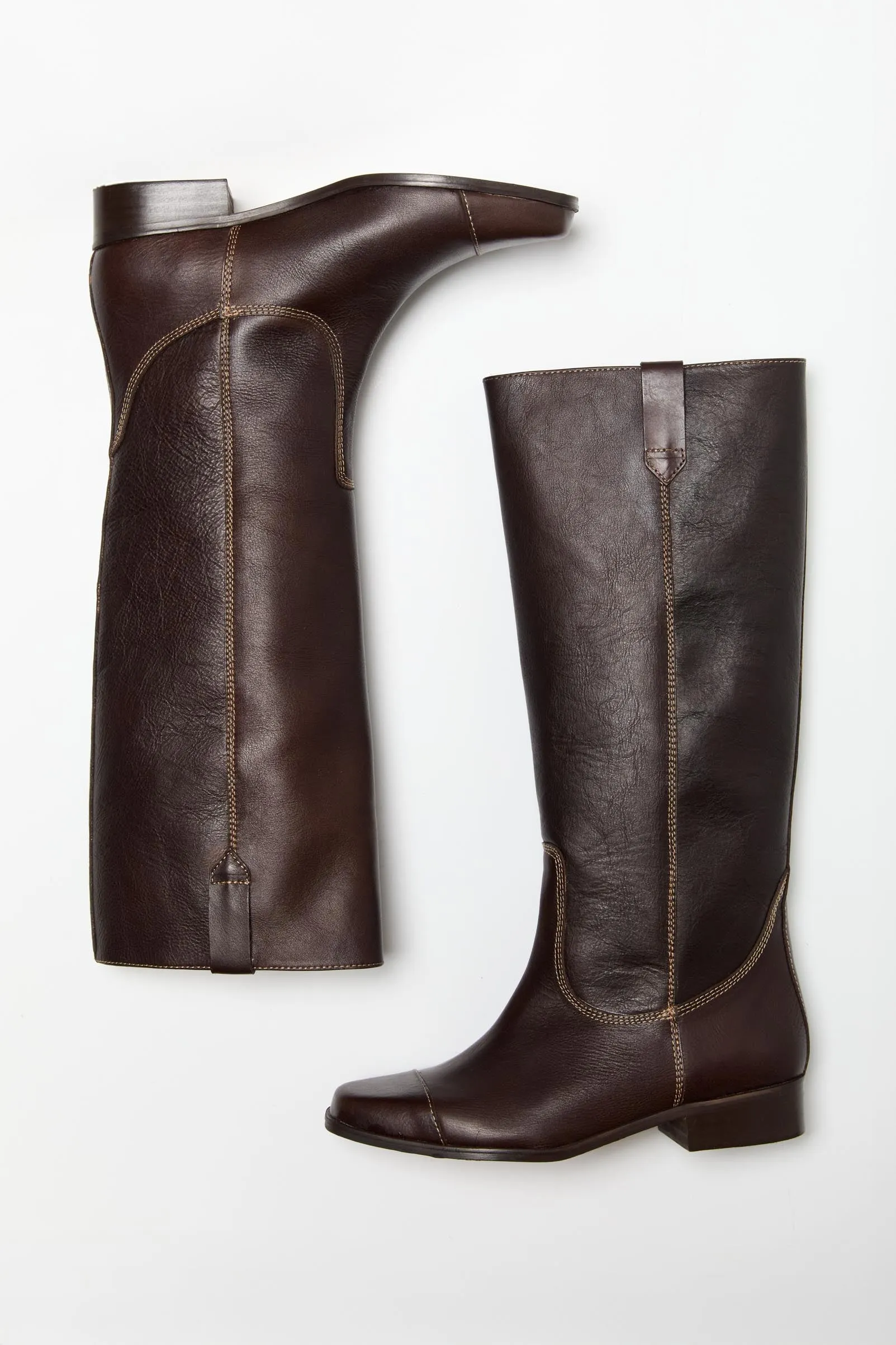 The Yoko Boot | Chocolate sold by Christy Dawn product image thumbnail 4