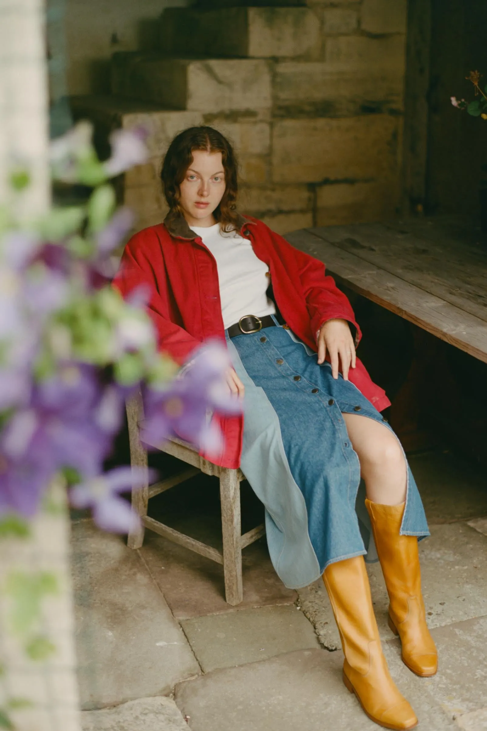 The Yoko Boot | Saddle sold by Christy Dawn product image thumbnail 2